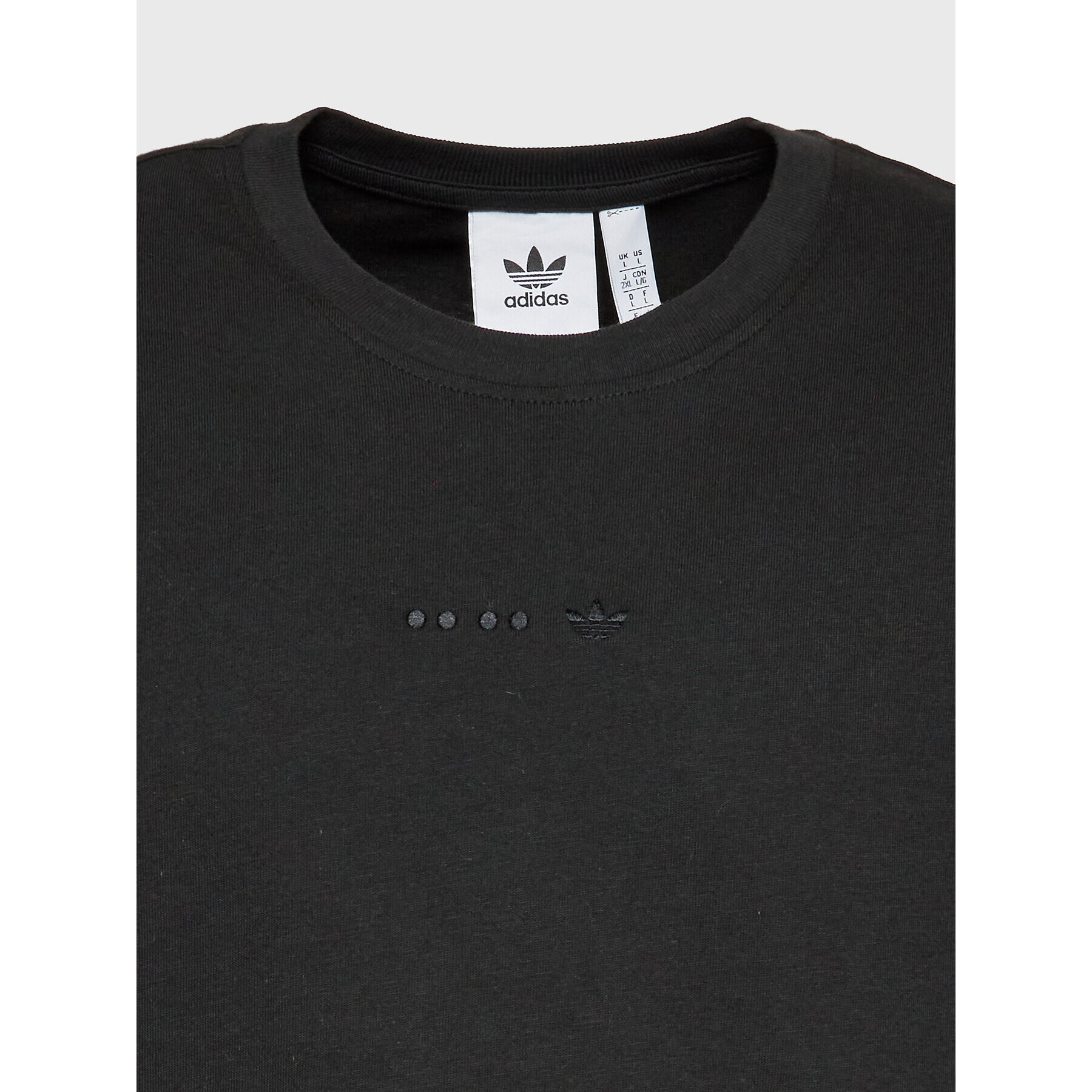 adidas Тишърт Reveal Essentials HS8888 Черен Loose Fit - Pepit.bg