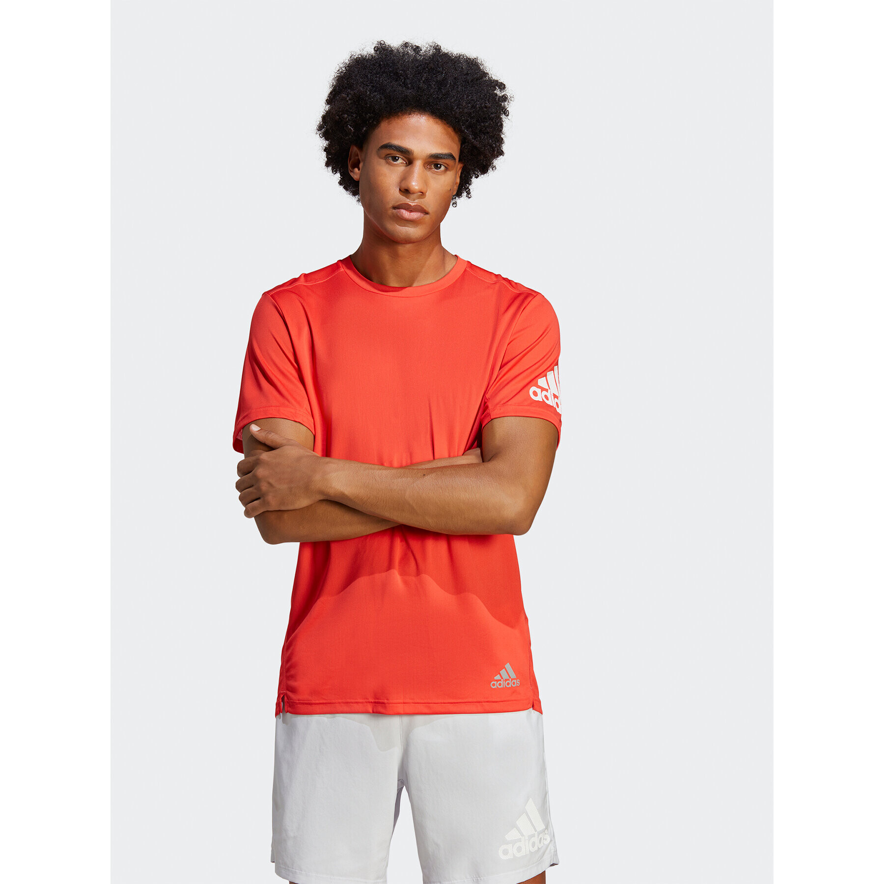 adidas Тишърт Run It T-Shirt IC7641 Червен Regular Fit - Pepit.bg