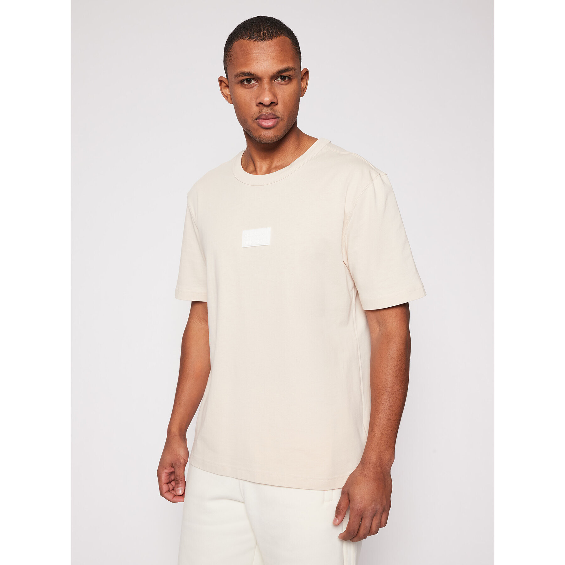 adidas Тишърт Silicon Badge T GN3298 Бежов Regular Fit - Pepit.bg