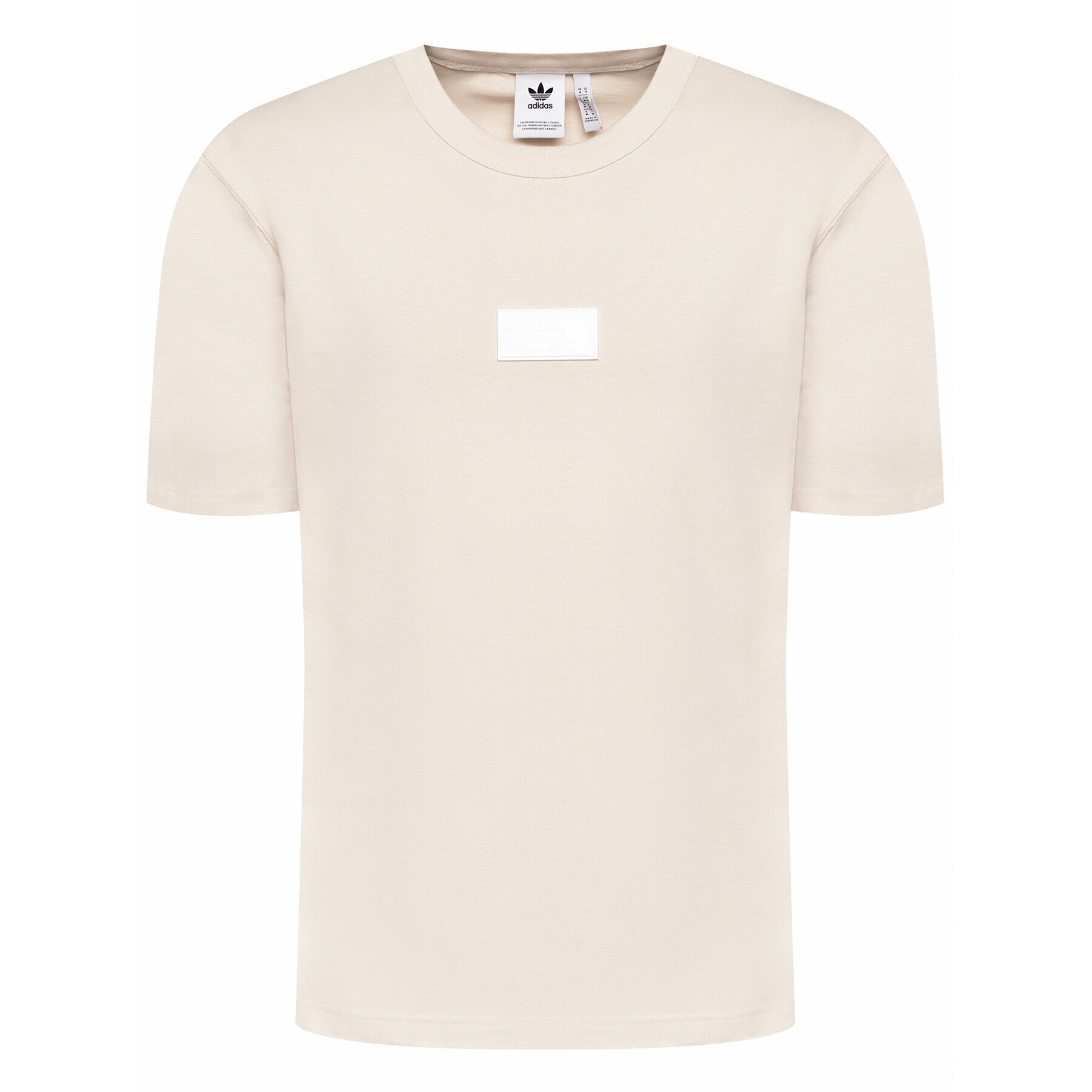 adidas Тишърт Silicon Badge T GN3298 Бежов Regular Fit - Pepit.bg