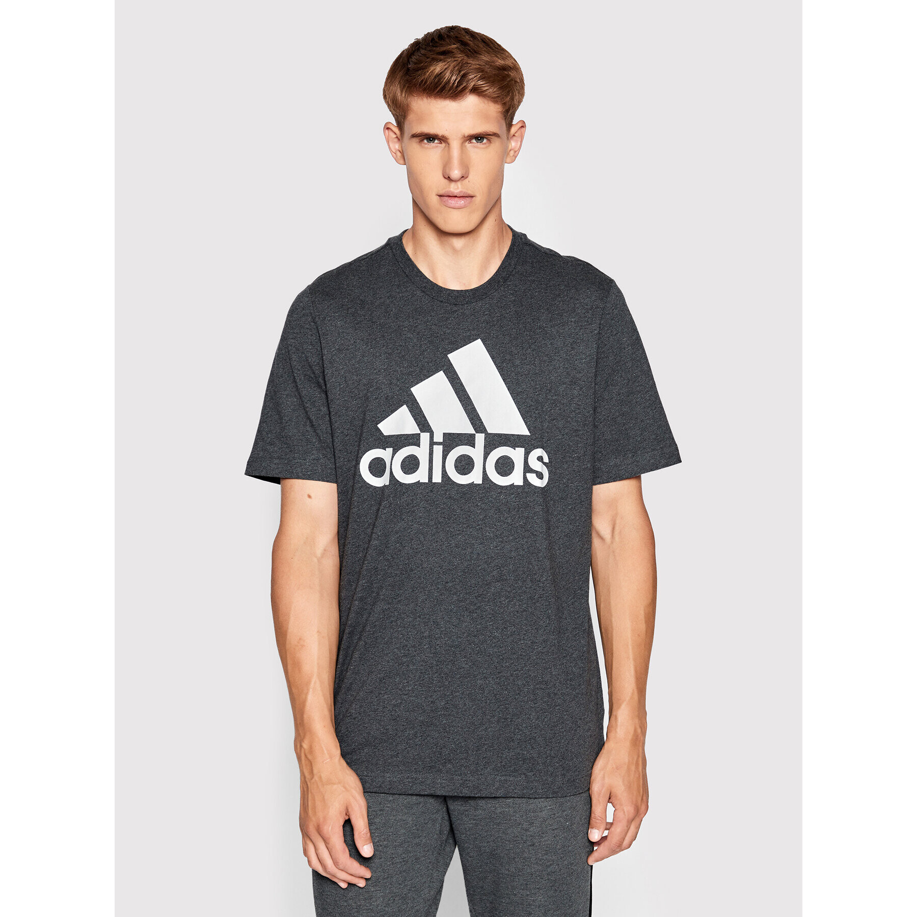 adidas Тишърт Sportswear HL2248 Сив Regular Fit - Pepit.bg