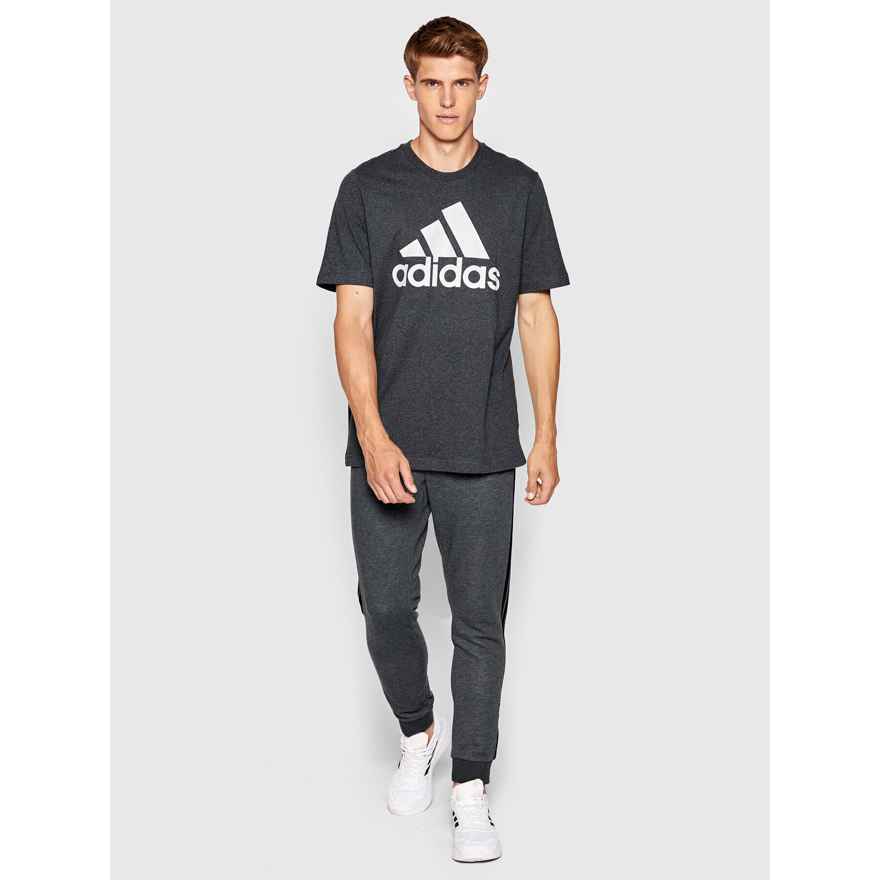 adidas Тишърт Sportswear HL2248 Сив Regular Fit - Pepit.bg