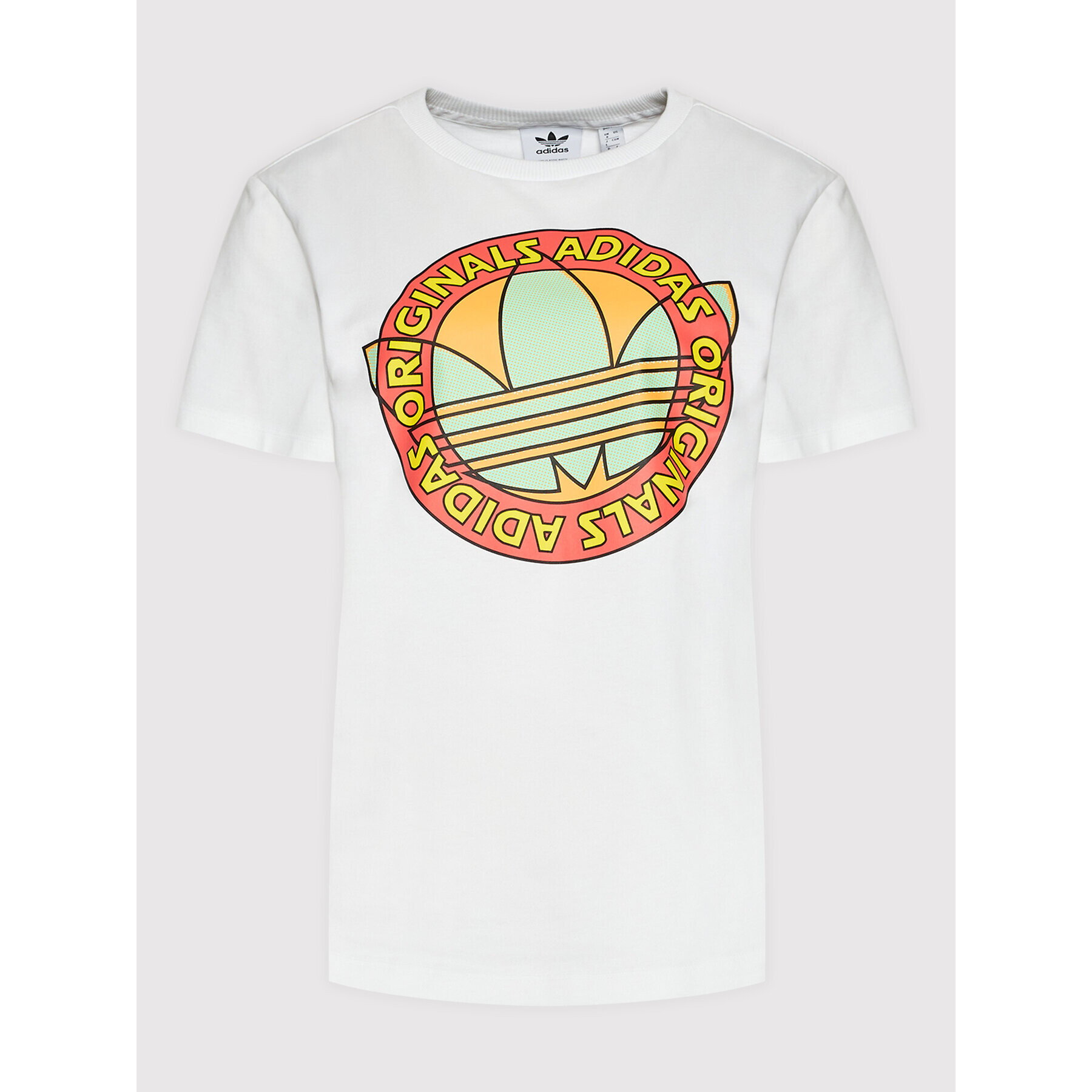 adidas Тишърт Summer Surf HC7061 Бял Loose Fit - Pepit.bg