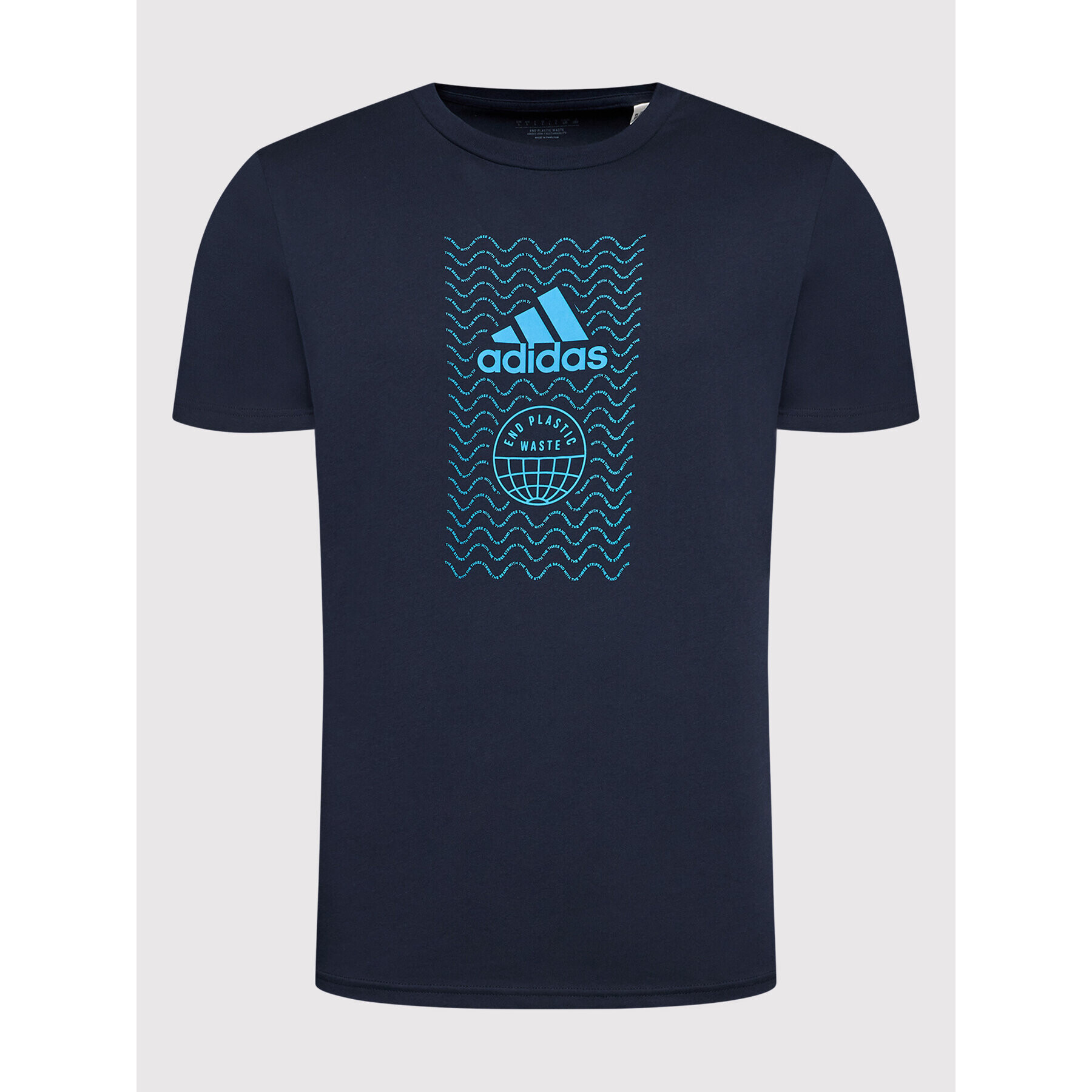 adidas Тишърт Sustainable Badge HE4844 Тъмносин Regular Fit - Pepit.bg