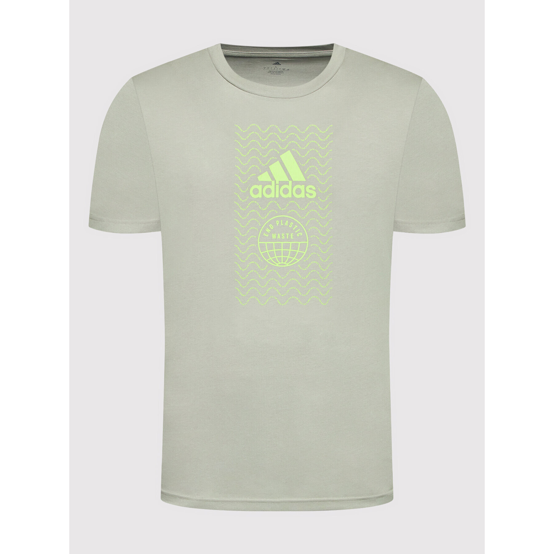 adidas Performance Тишърт Sustainable Bagde HE4845 Сив Regular Fit - Pepit.bg