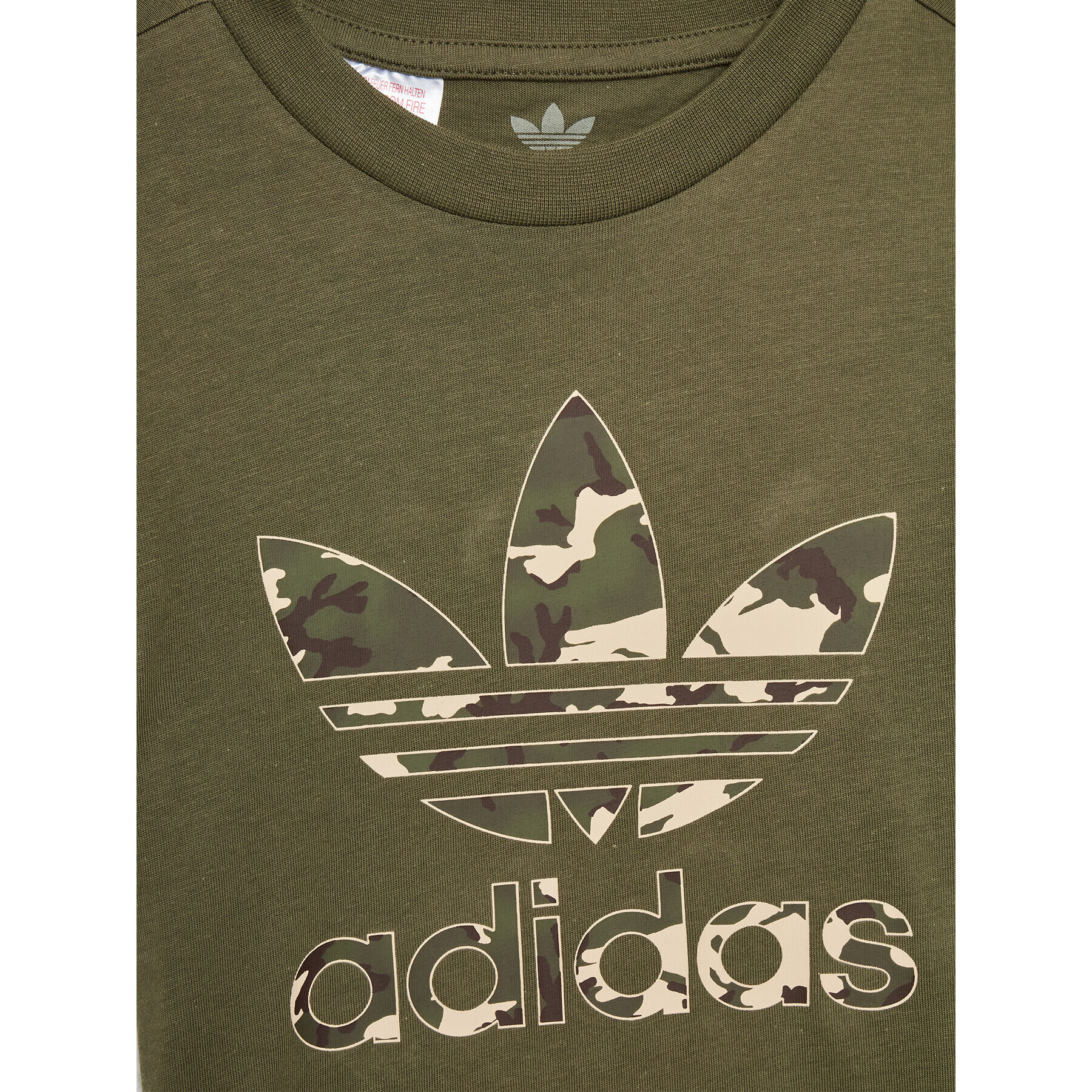 adidas Тишърт Tee IC2135 Зелен Regular Fit - Pepit.bg