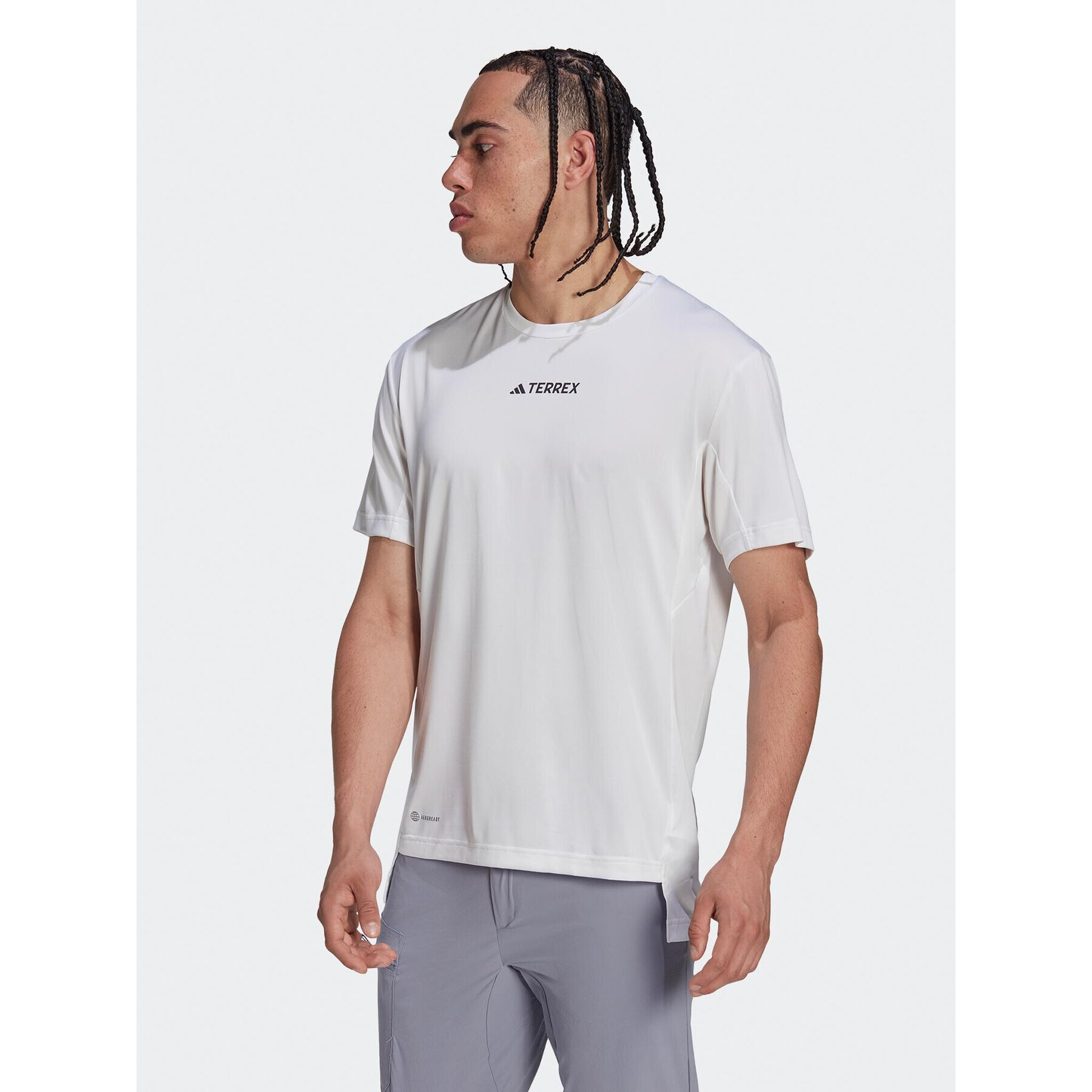 adidas Тишърт Terrex Multi T-Shirt HM4047 Бял Regular Fit - Pepit.bg