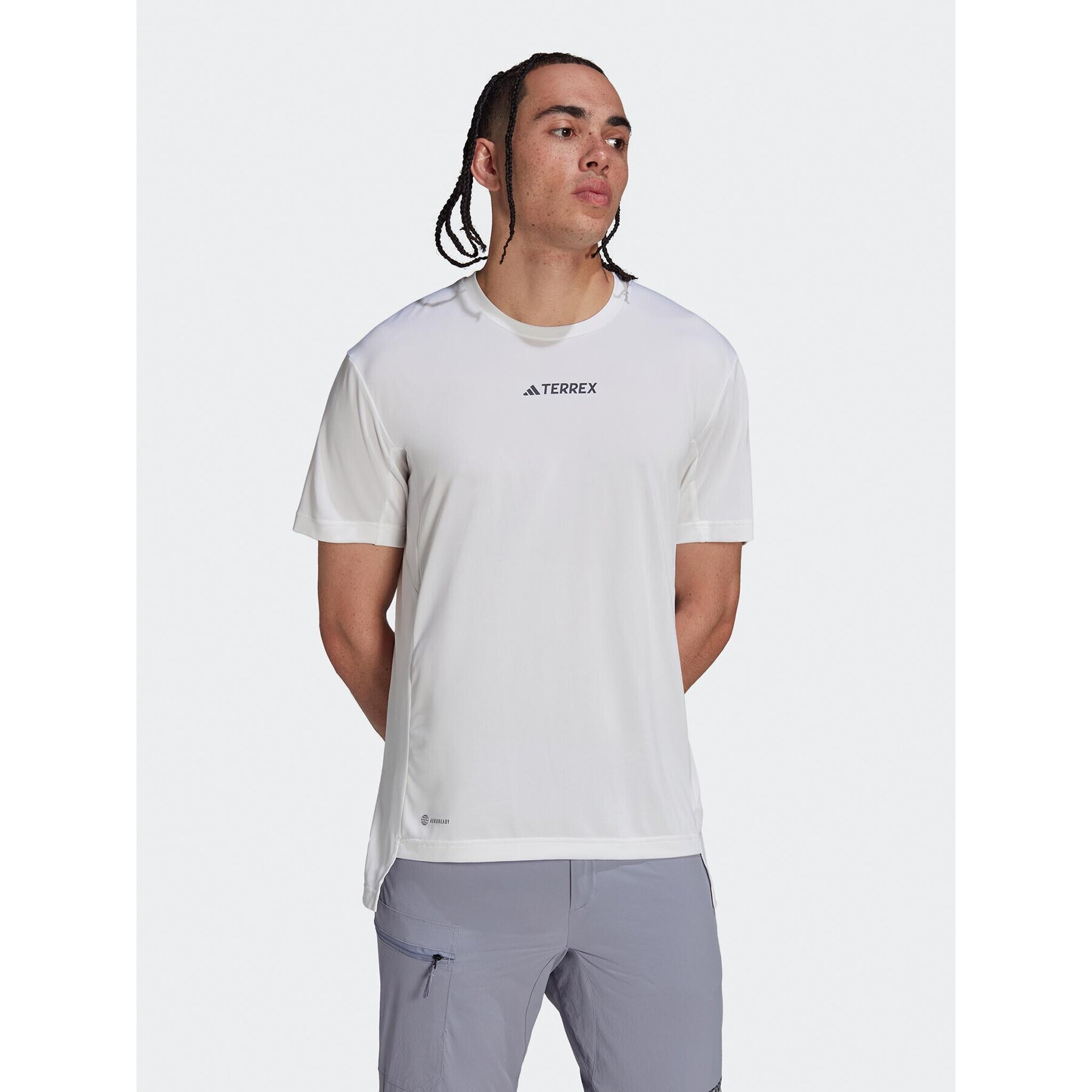 adidas Тишърт Terrex Multi T-Shirt HM4047 Бял Regular Fit - Pepit.bg