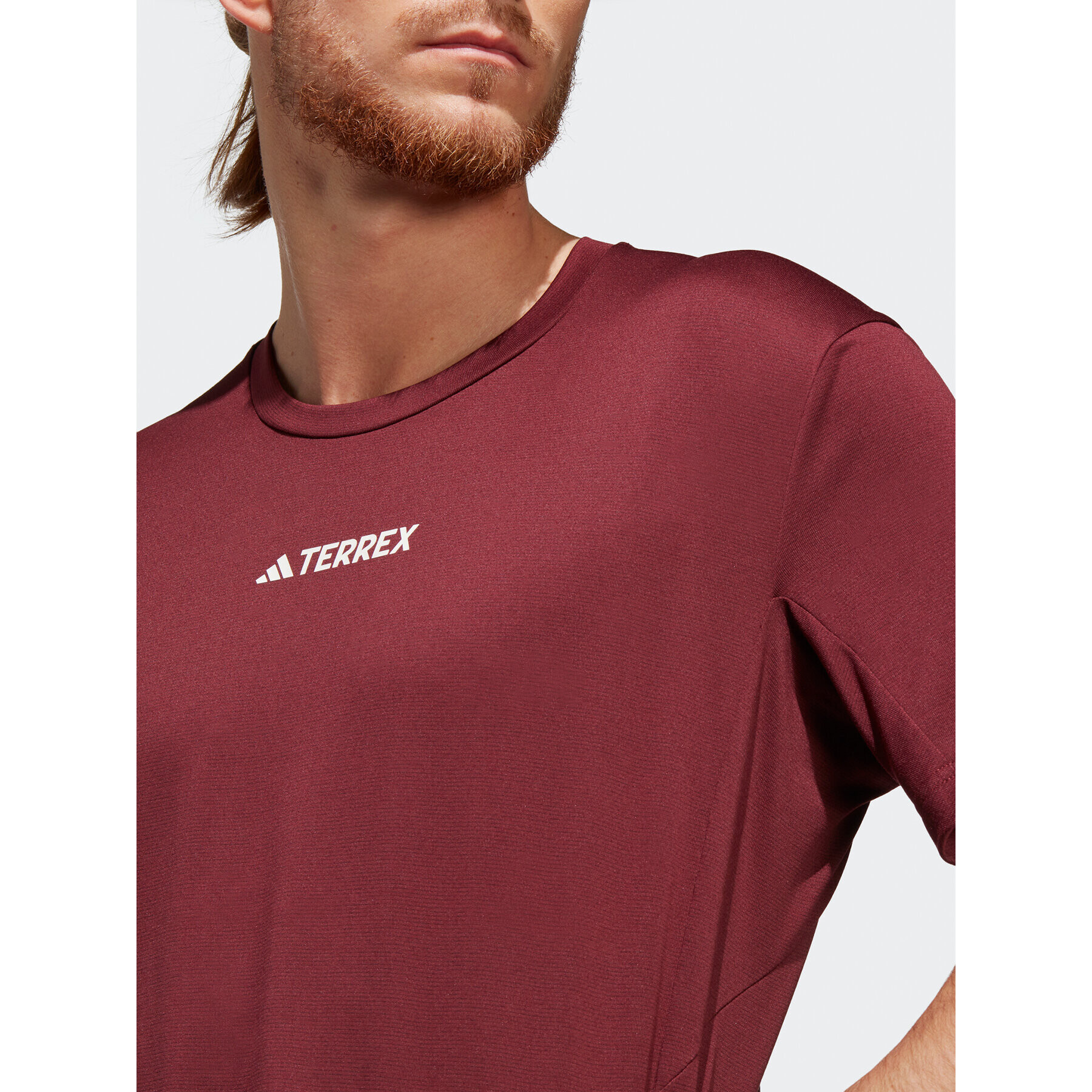 adidas Тишърт Terrex Multi T-Shirt HZ1389 Червен Regular Fit - Pepit.bg