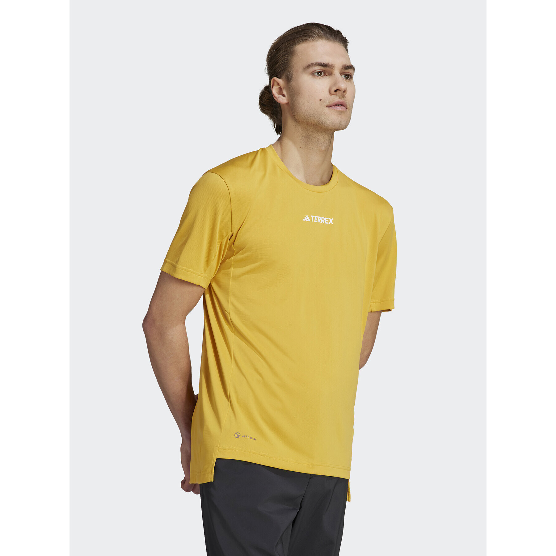 adidas Тишърт Terrex Multi T-Shirt HZ6238 Жълт Regular Fit - Pepit.bg