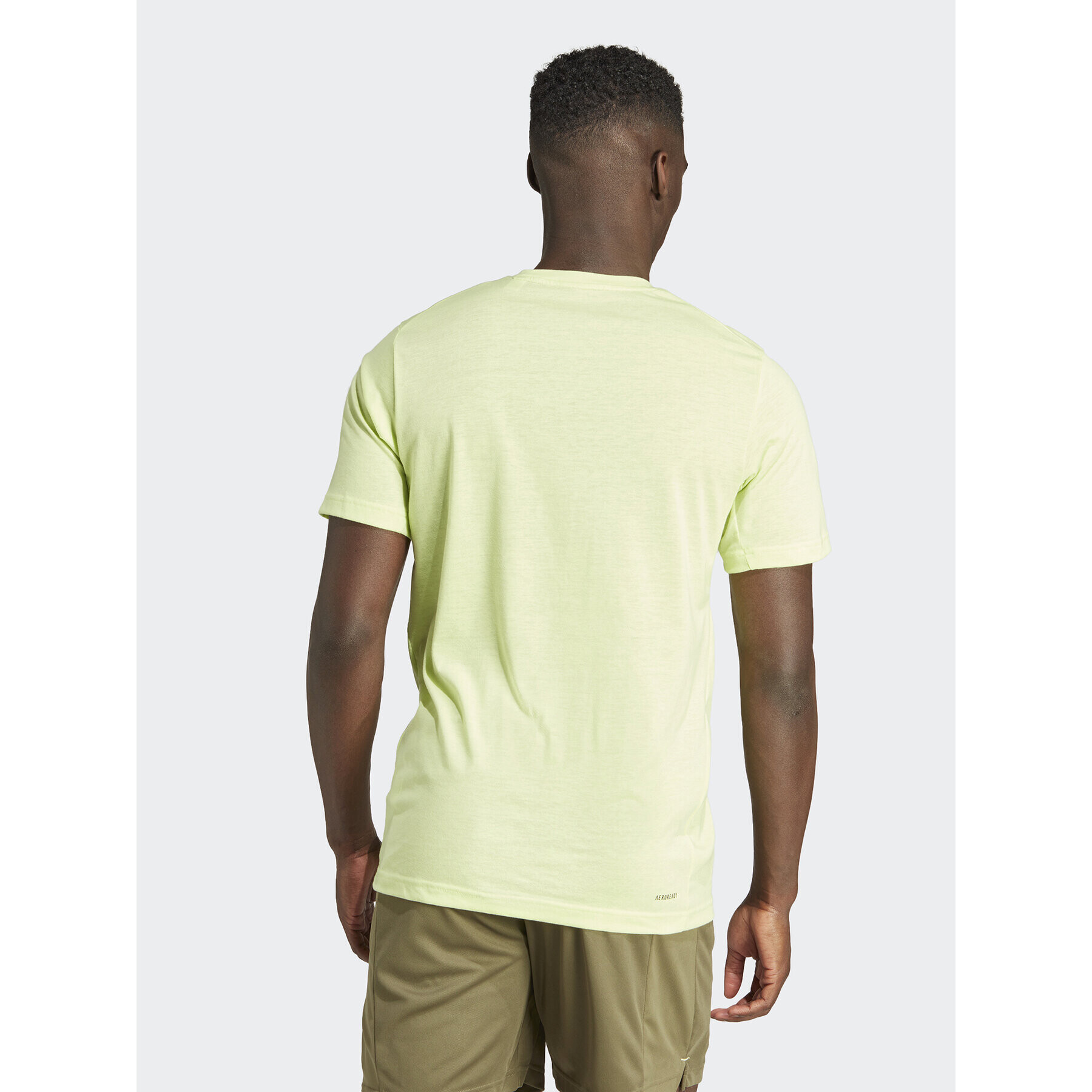 adidas Тишърт Train Essentials Seasonal Training Graphic IJ9602 Жълт Regular Fit - Pepit.bg