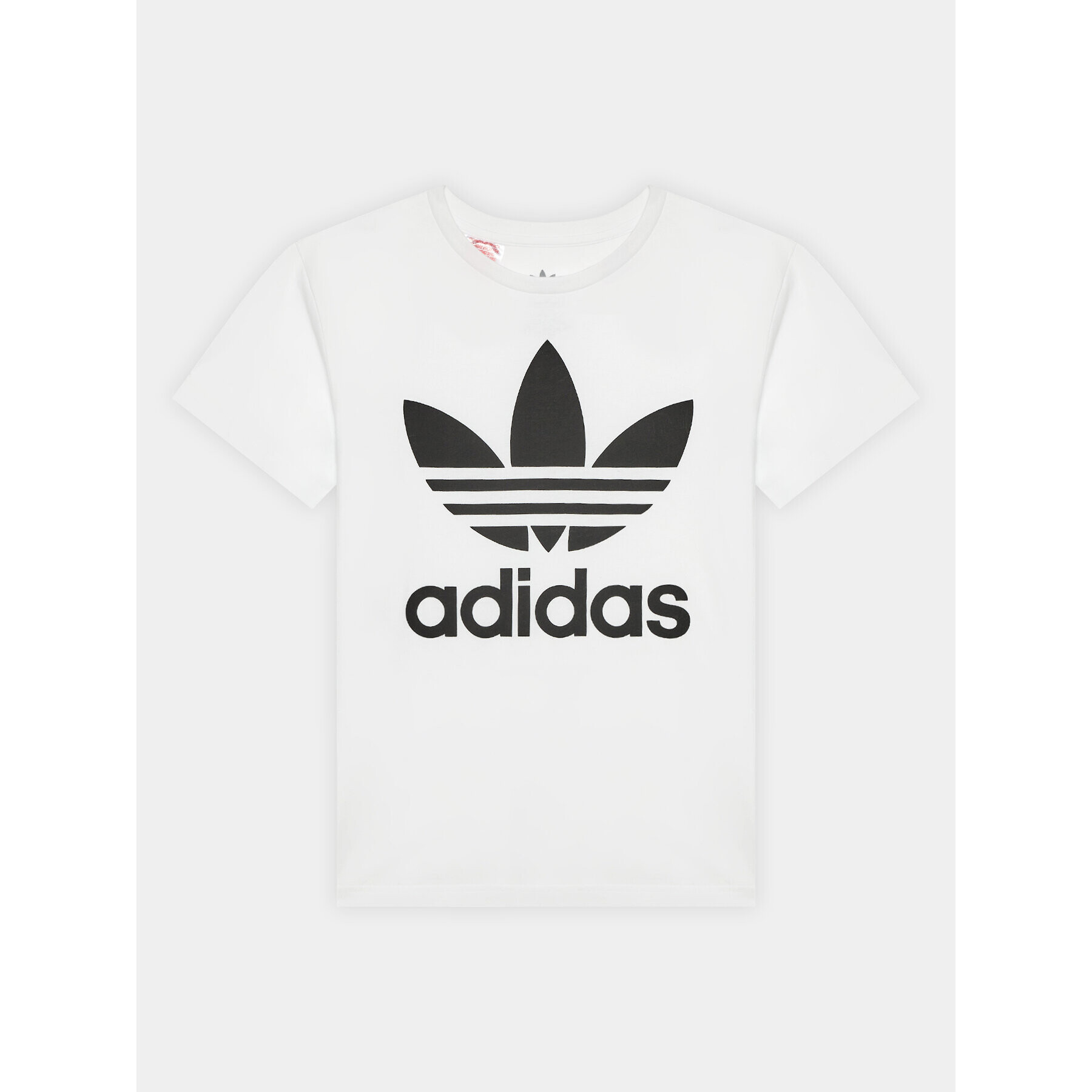 adidas Тишърт Trefoil DV2904 Бял Regular Fit - Pepit.bg