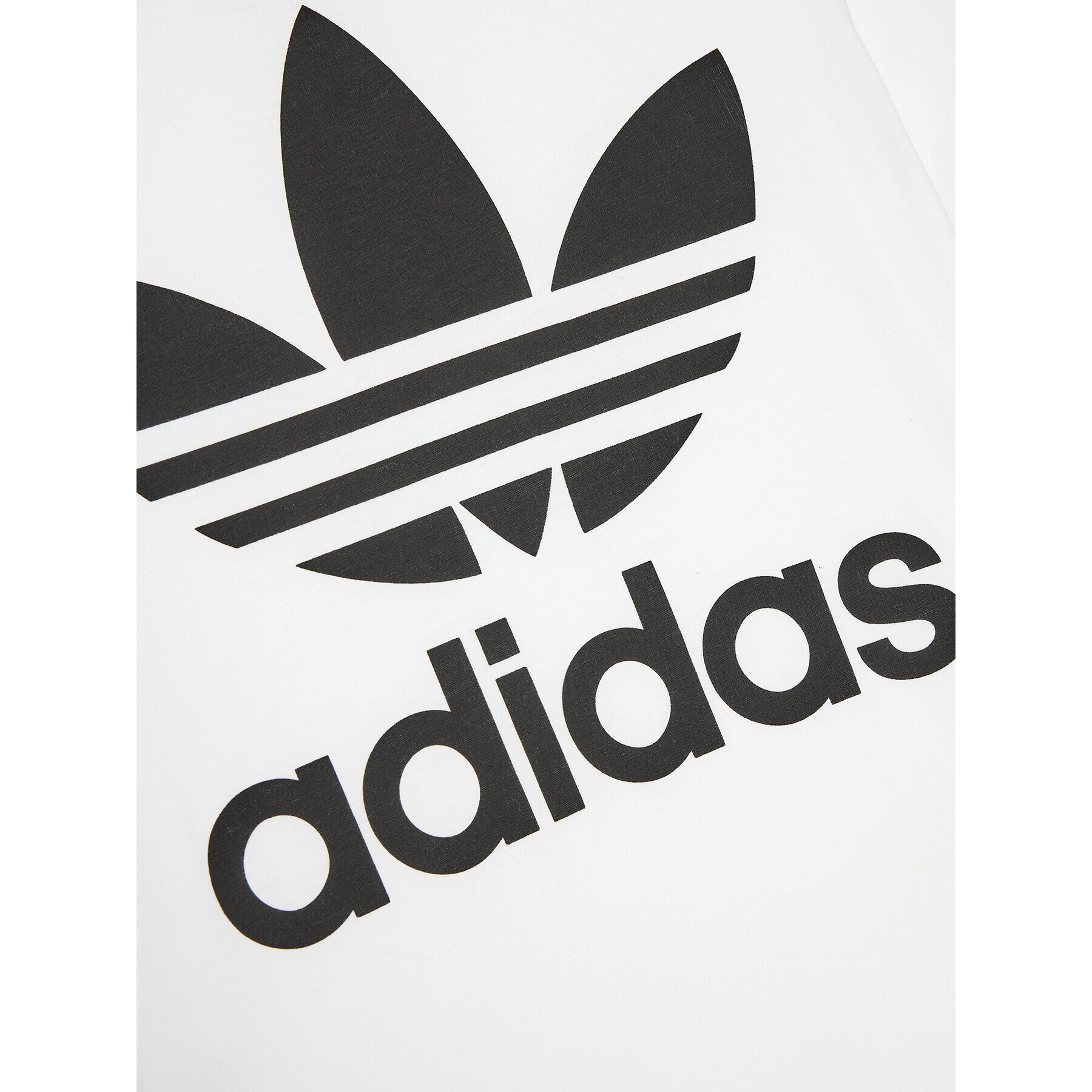 adidas Тишърт Trefoil DV2904 Бял Regular Fit - Pepit.bg