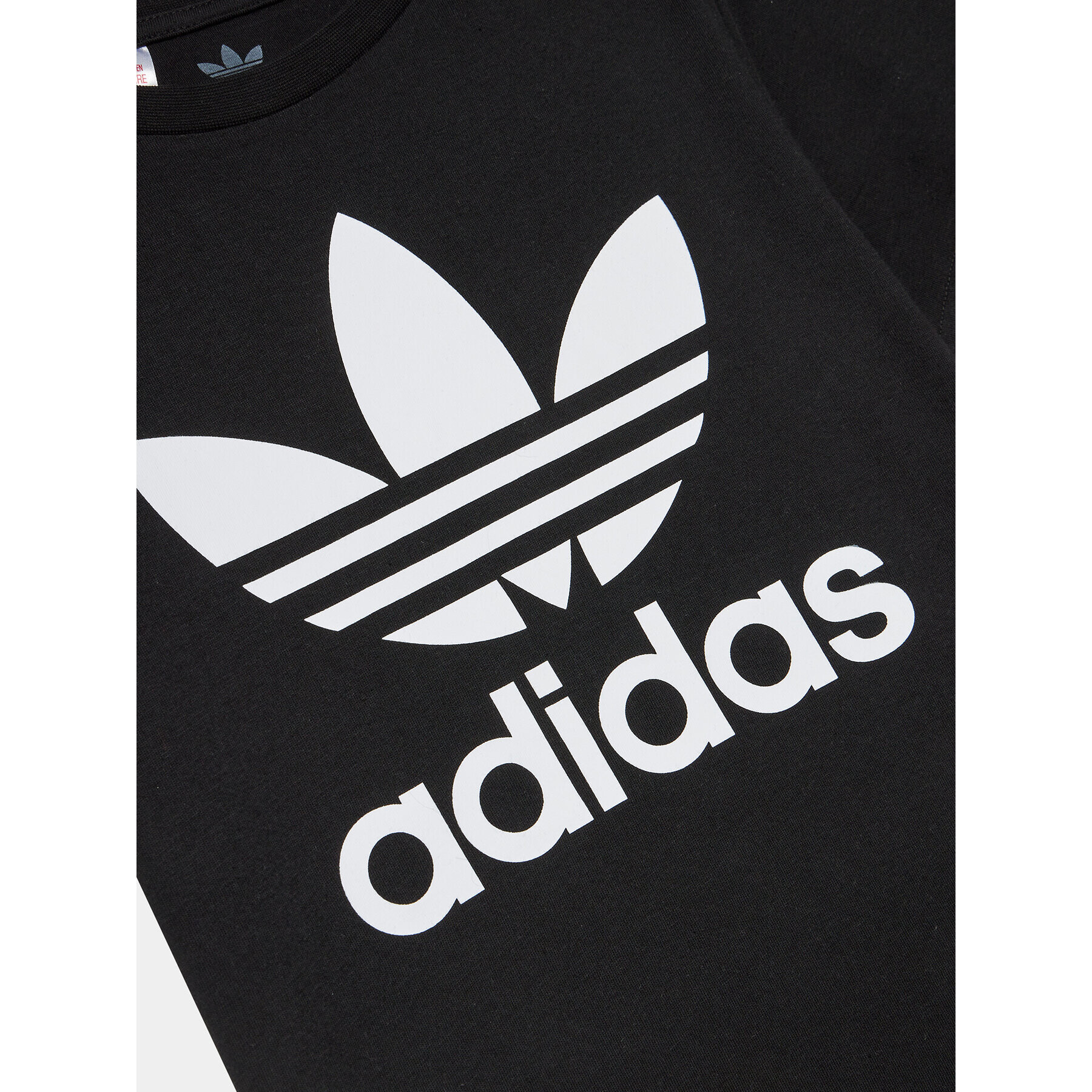 adidas Тишърт Trefoil DV2905 Черен Regular Fit - Pepit.bg