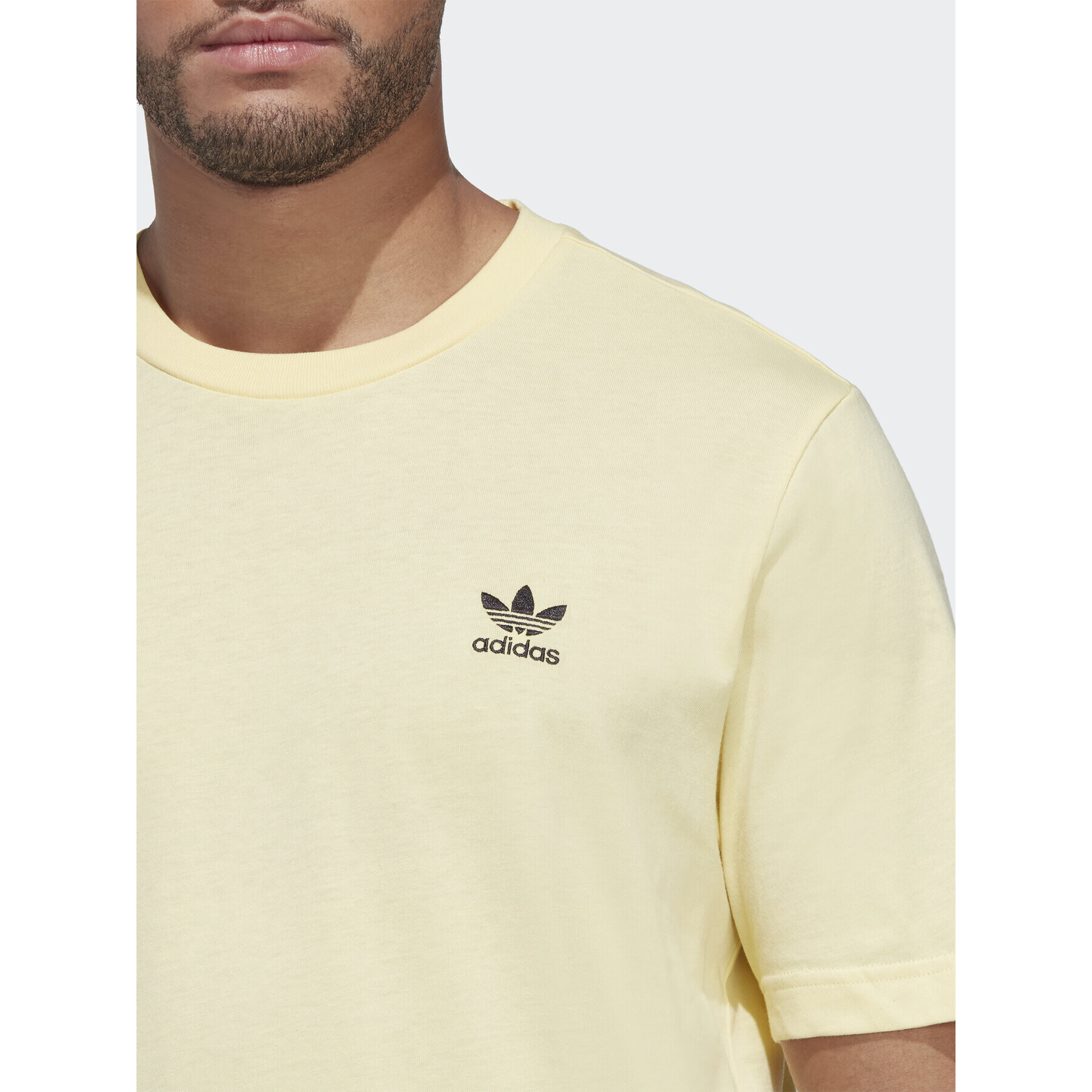 adidas Тишърт Trefoil Essentials T-Shirt IA4867 Жълт Regular Fit - Pepit.bg