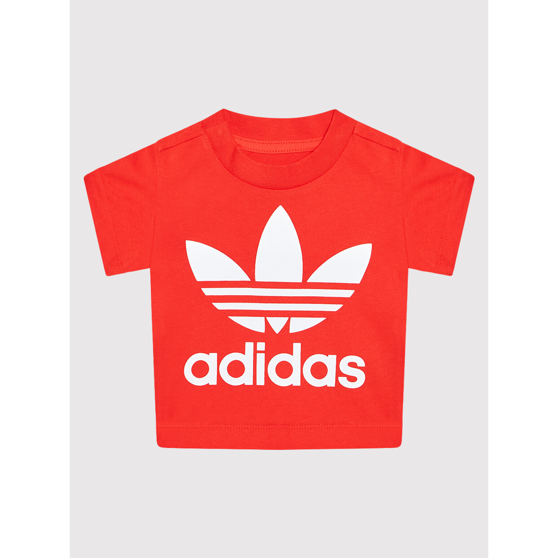 adidas Тишърт Trefoil H34605 Червен Regular Fit - Pepit.bg