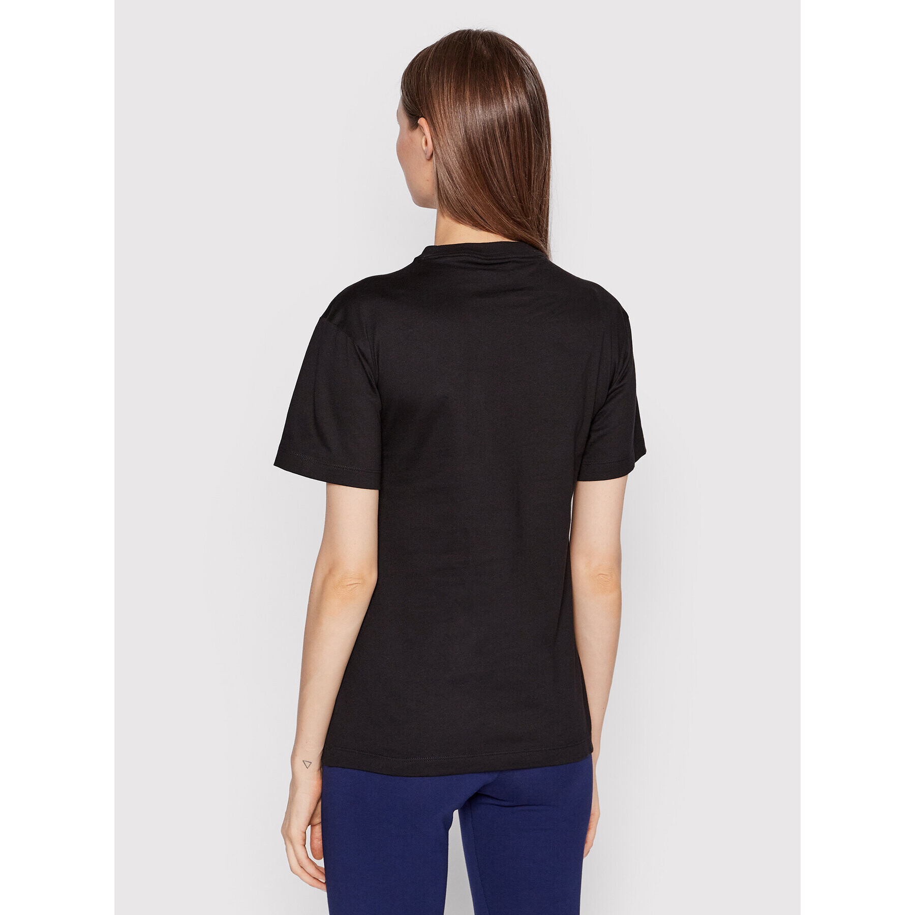 adidas Тишърт Trefoil HB9435 Черен Regular Fit - Pepit.bg