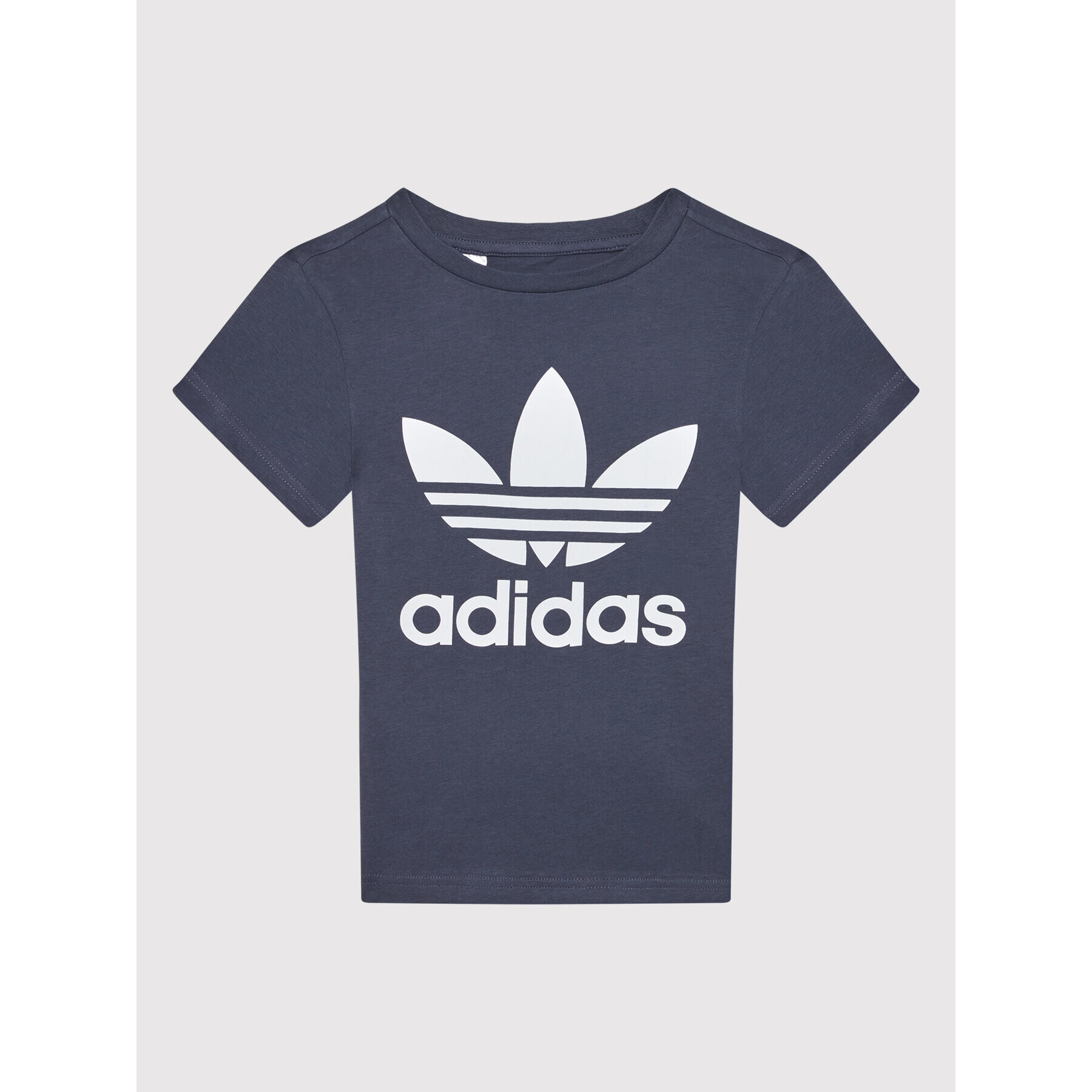 adidas Тишърт Trefoil HC9601 Тъмносин Regular Fit - Pepit.bg