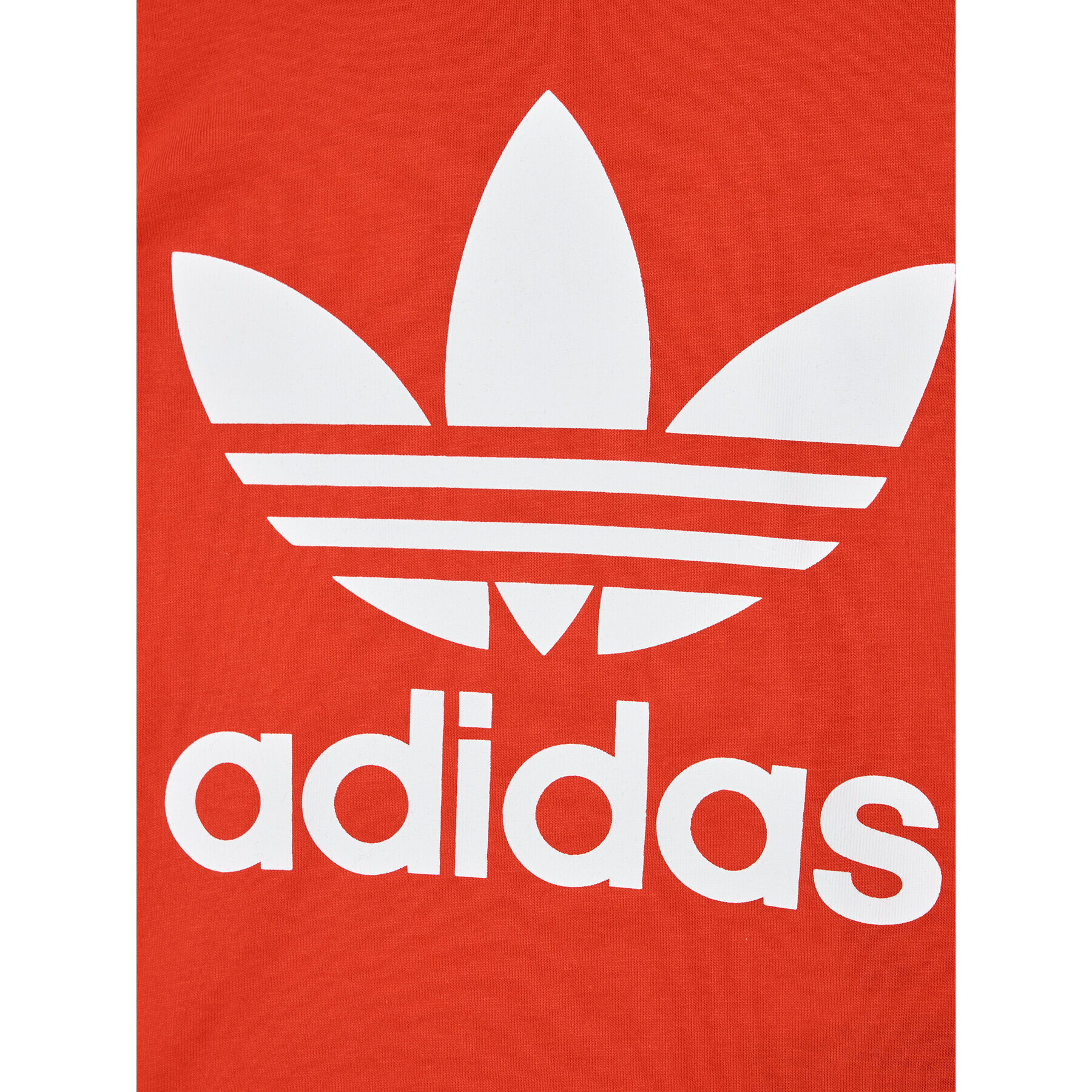 adidas Тишърт Trefoil HE2189 Червен Regular Fit - Pepit.bg