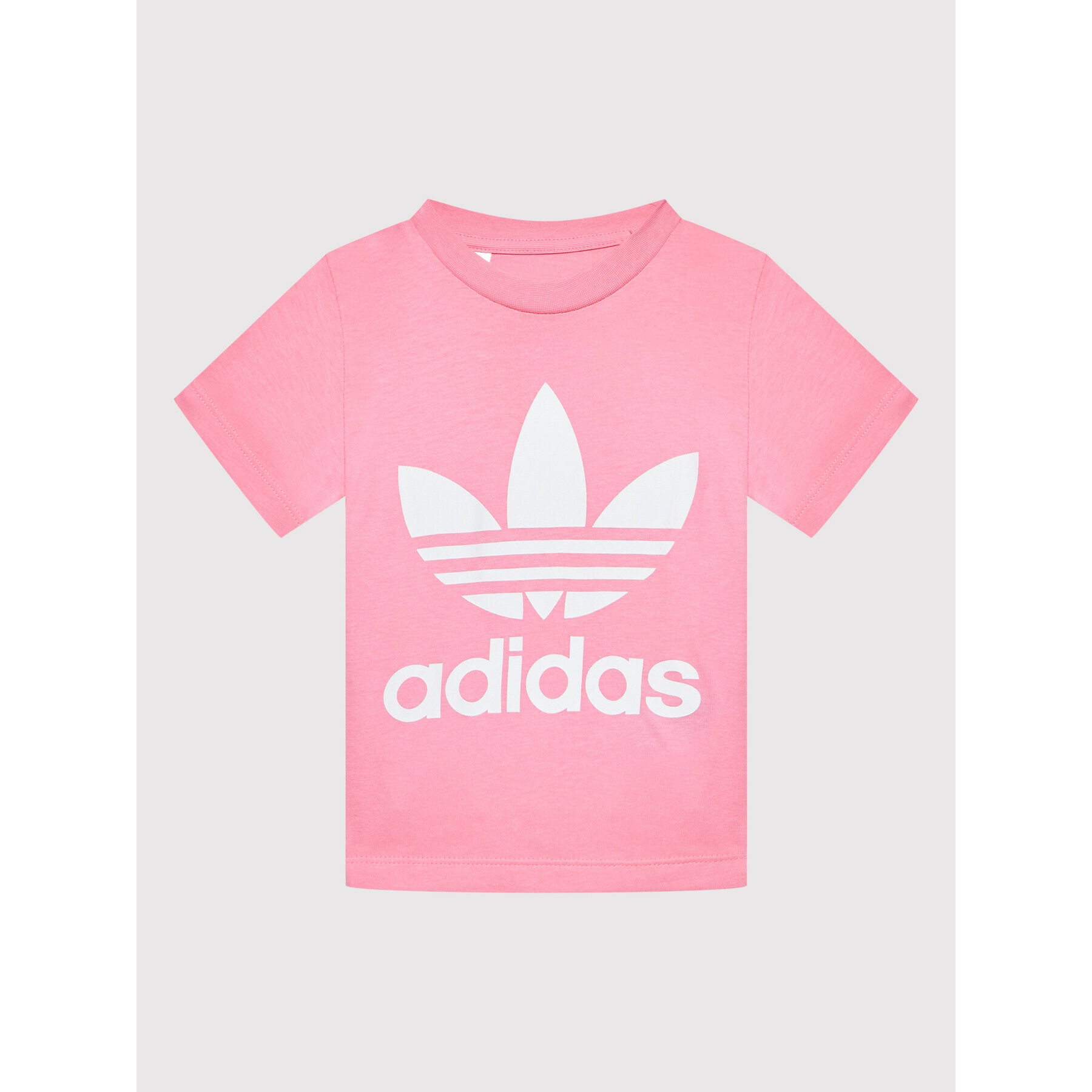 adidas Тишърт Trefoil HK7502 Розов Regular Fit - Pepit.bg