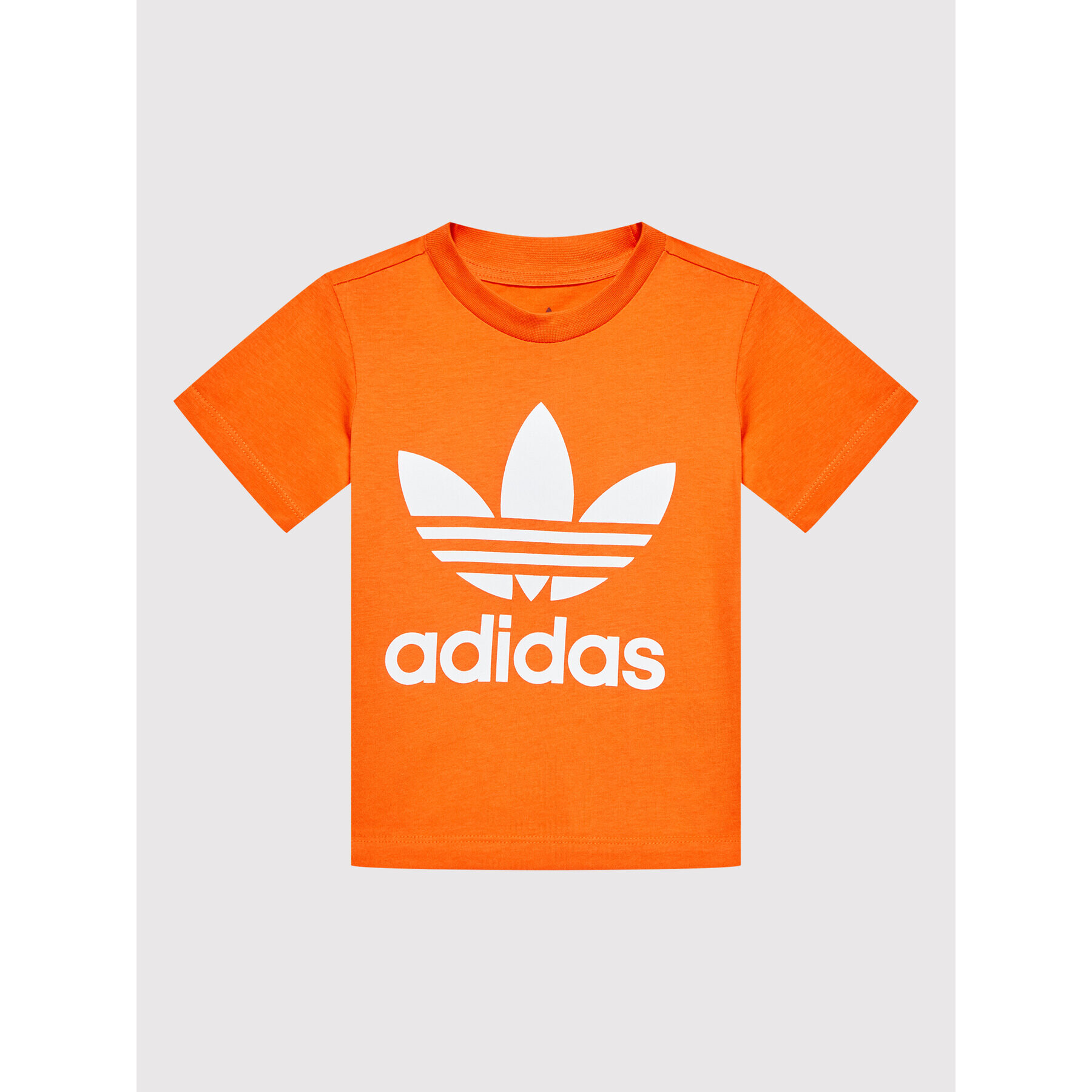 adidas Тишърт Trefoil HK7514 Оранжев Regular Fit - Pepit.bg