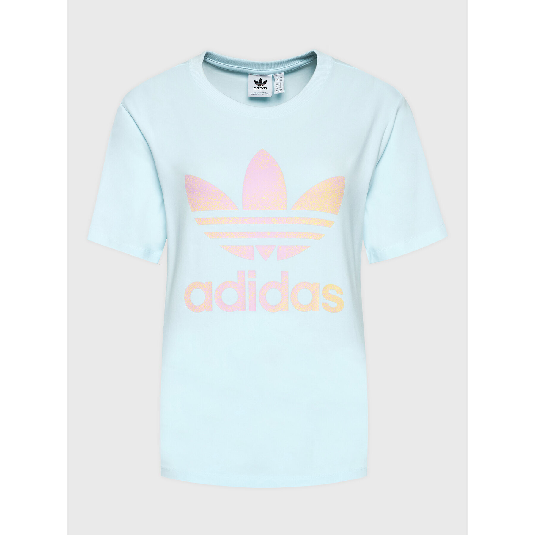 adidas Тишърт Trefoil HL6606 Син Regular Fit - Pepit.bg