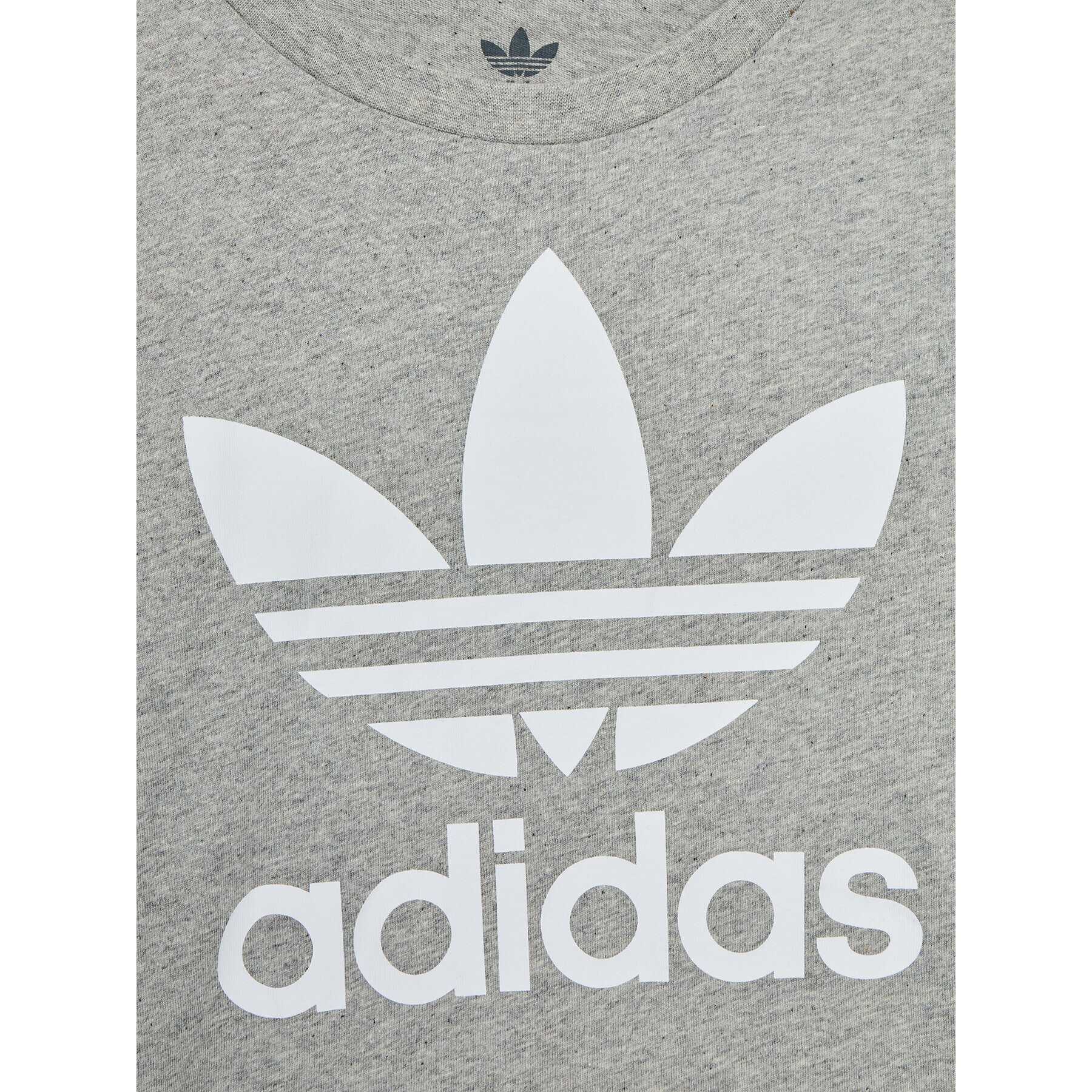 adidas Тишърт Trefoil IB9931 Сив Regular Fit - Pepit.bg