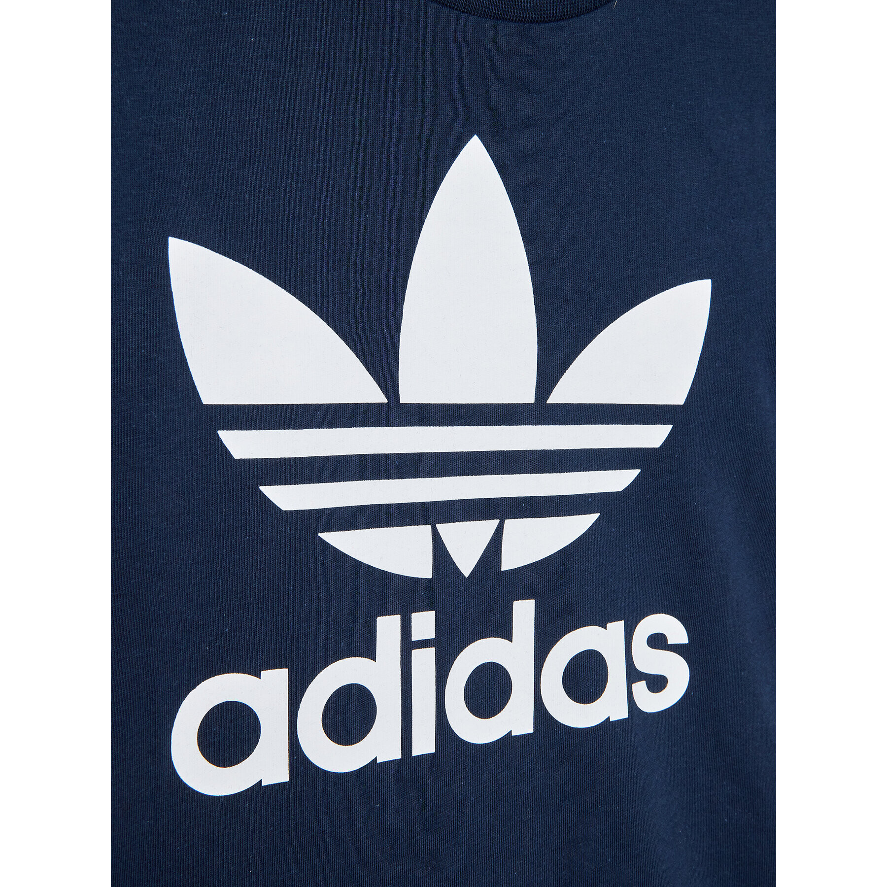 adidas Тишърт Trefoil IC9118 Тъмносин Regular Fit - Pepit.bg