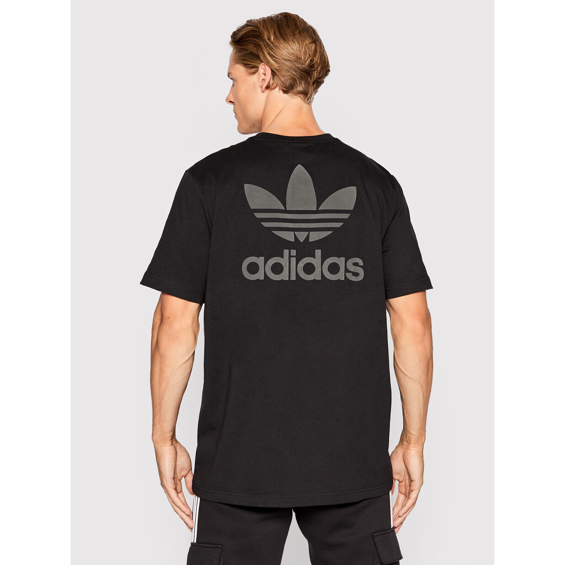 adidas Тишърт Treofil Series Street HS8893 Черен Regular Fit - Pepit.bg