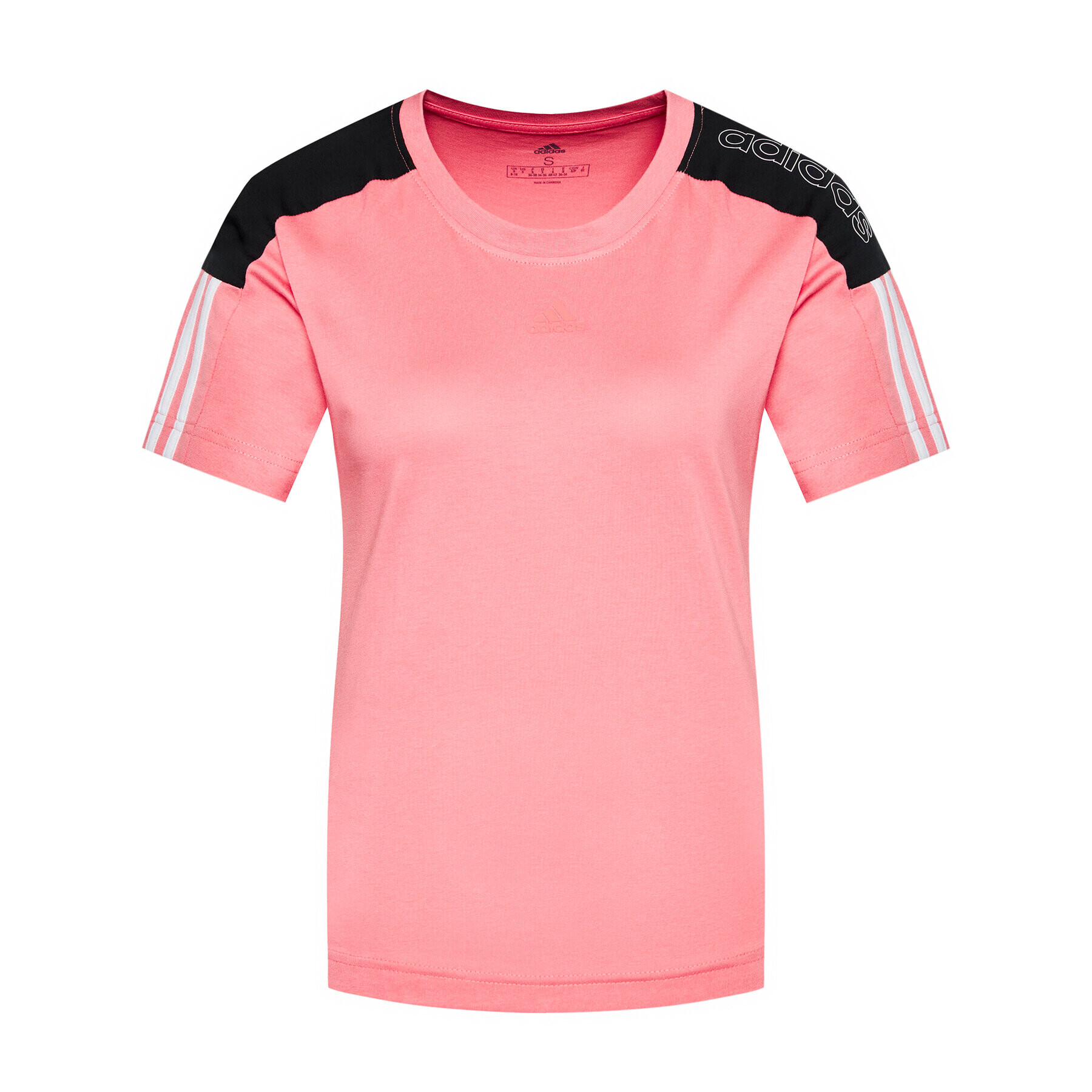 adidas Тишърт W Cb Lin T GL1447 Розов Regular Fit - Pepit.bg