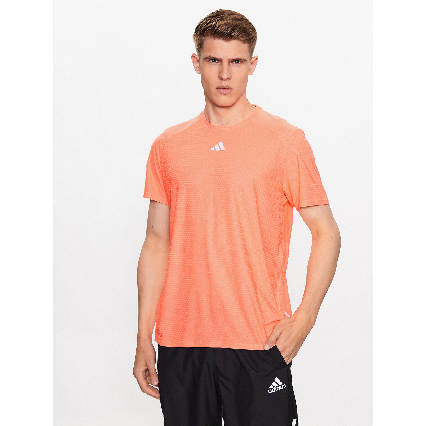 adidas Тишърт Win Confidence Running HEAT.RDY T-Shirt IB7381 Оранжев Regular Fit - Pepit.bg