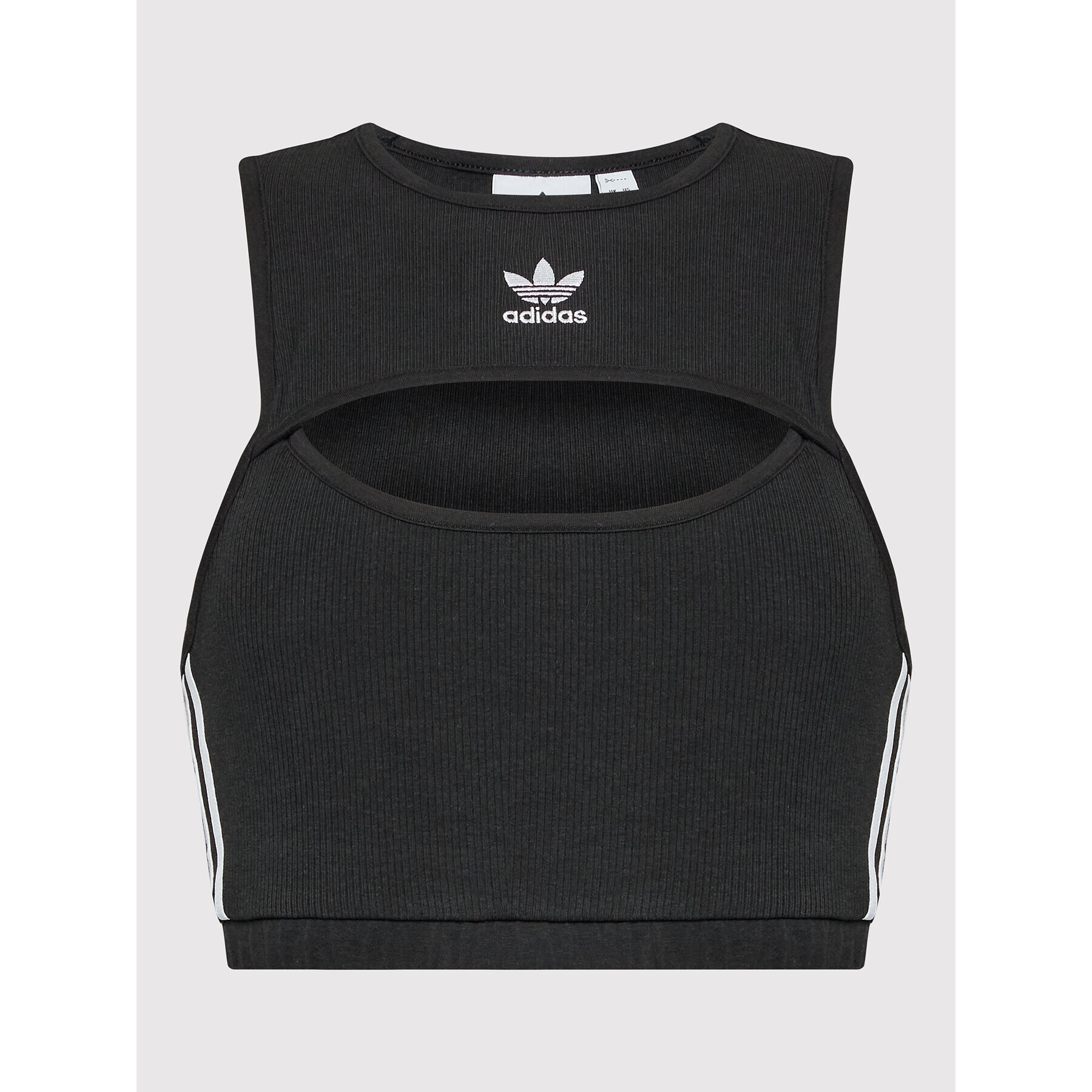 adidas топ adicolor Classics HM2117 Черен Slim Fit - Pepit.bg