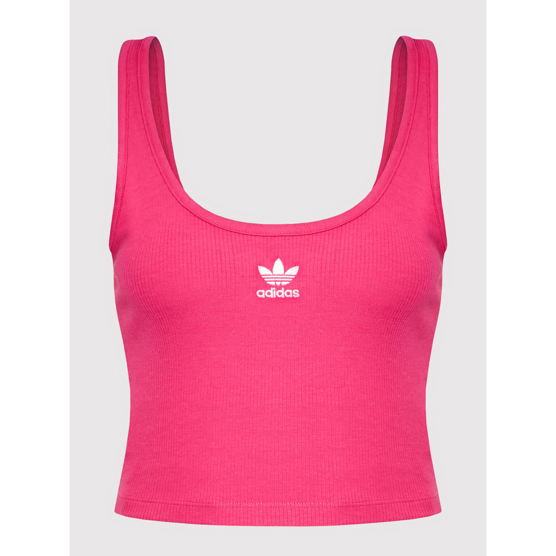 adidas топ adicolor Essentials HG6164 Розов Slim Fit - Pepit.bg