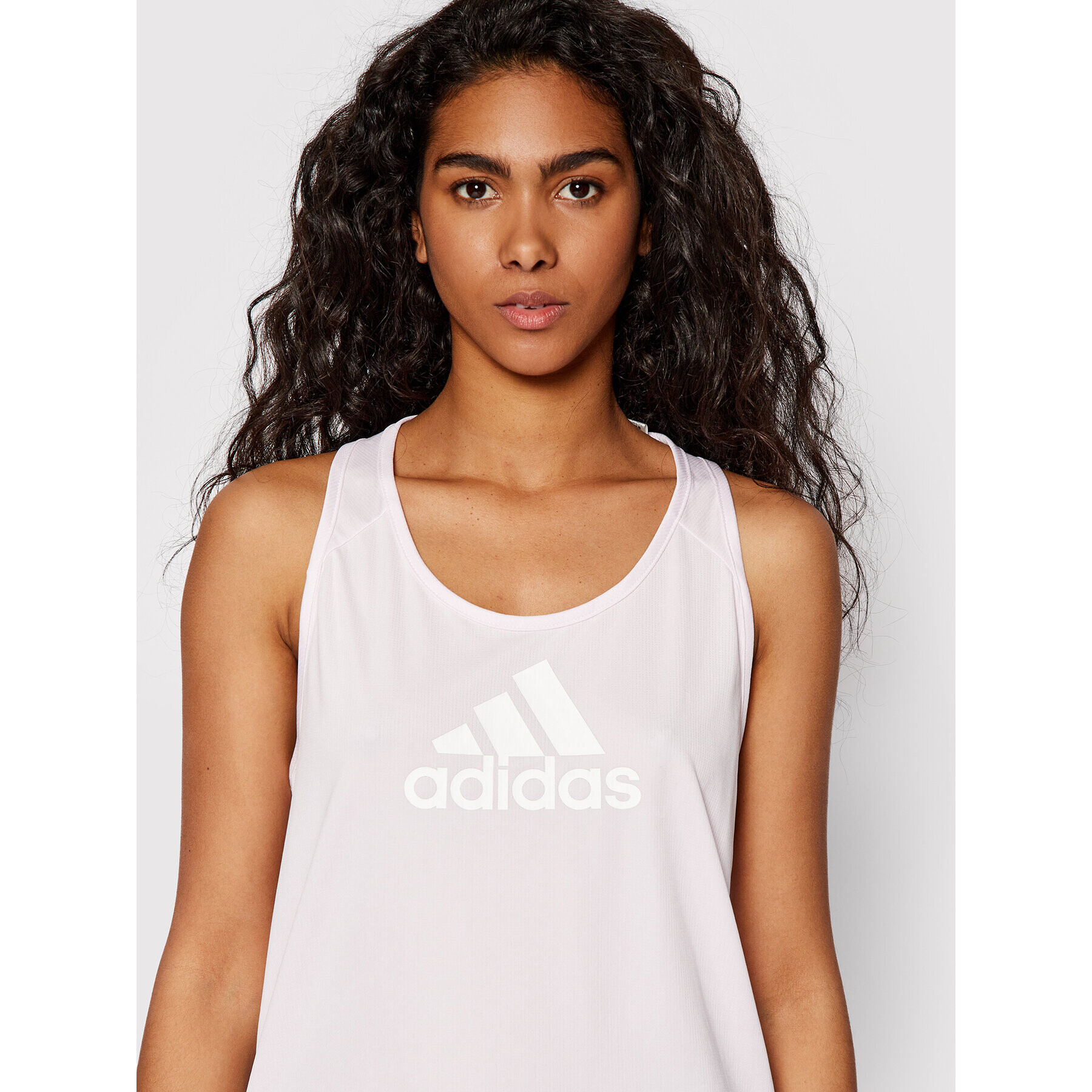 adidas топ Aeroready Designed 2 Move Logo HE6707 Розов Regular Fit - Pepit.bg