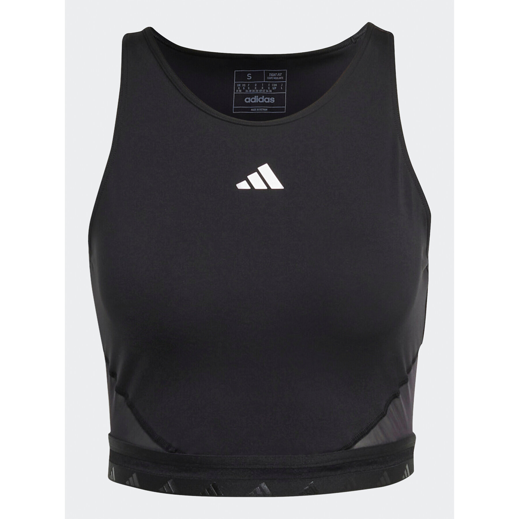 adidas топ AEROREADY Hyperglam Crop Tank Top IB2310 Черен - Pepit.bg