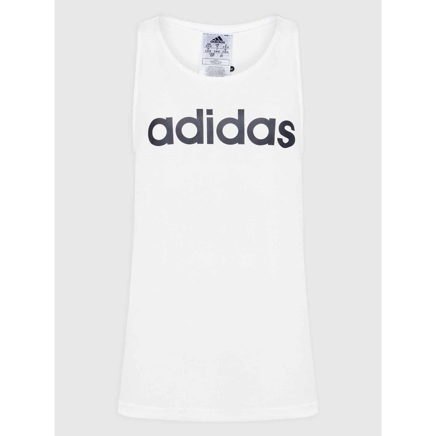 adidas топ Essentials Loose Logo GL0567 Бял Regular Fit - Pepit.bg