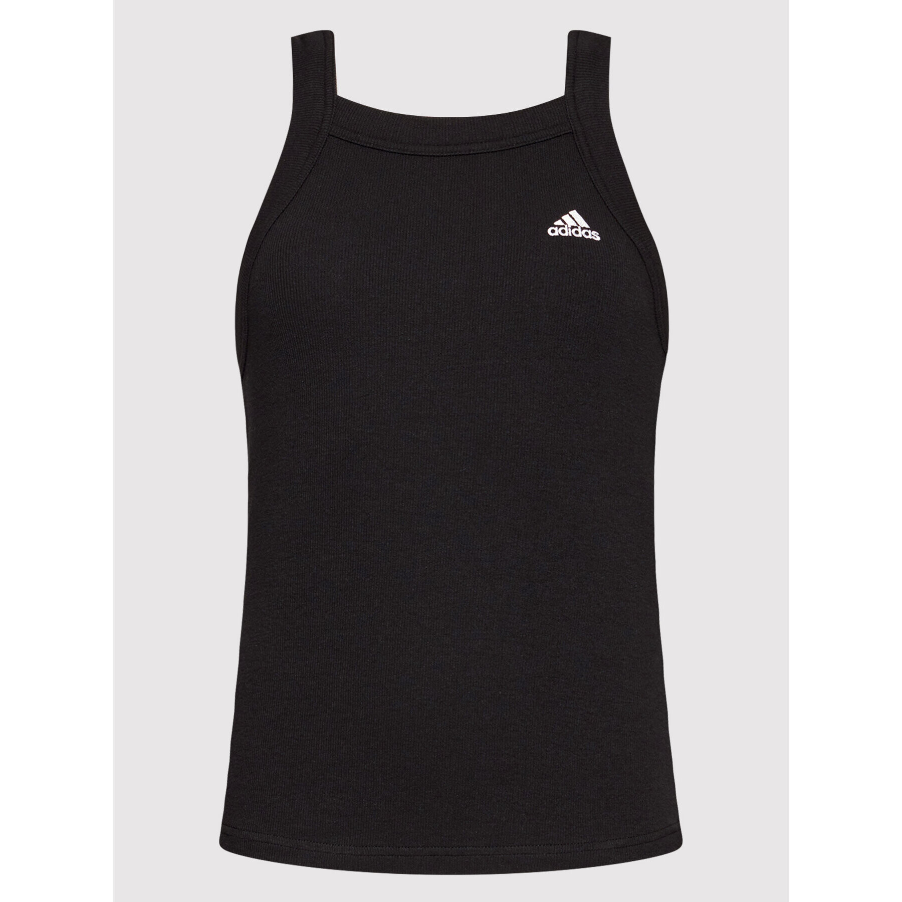 adidas топ Essentials Yoga Rib HD6748 Черен Slim Fit - Pepit.bg