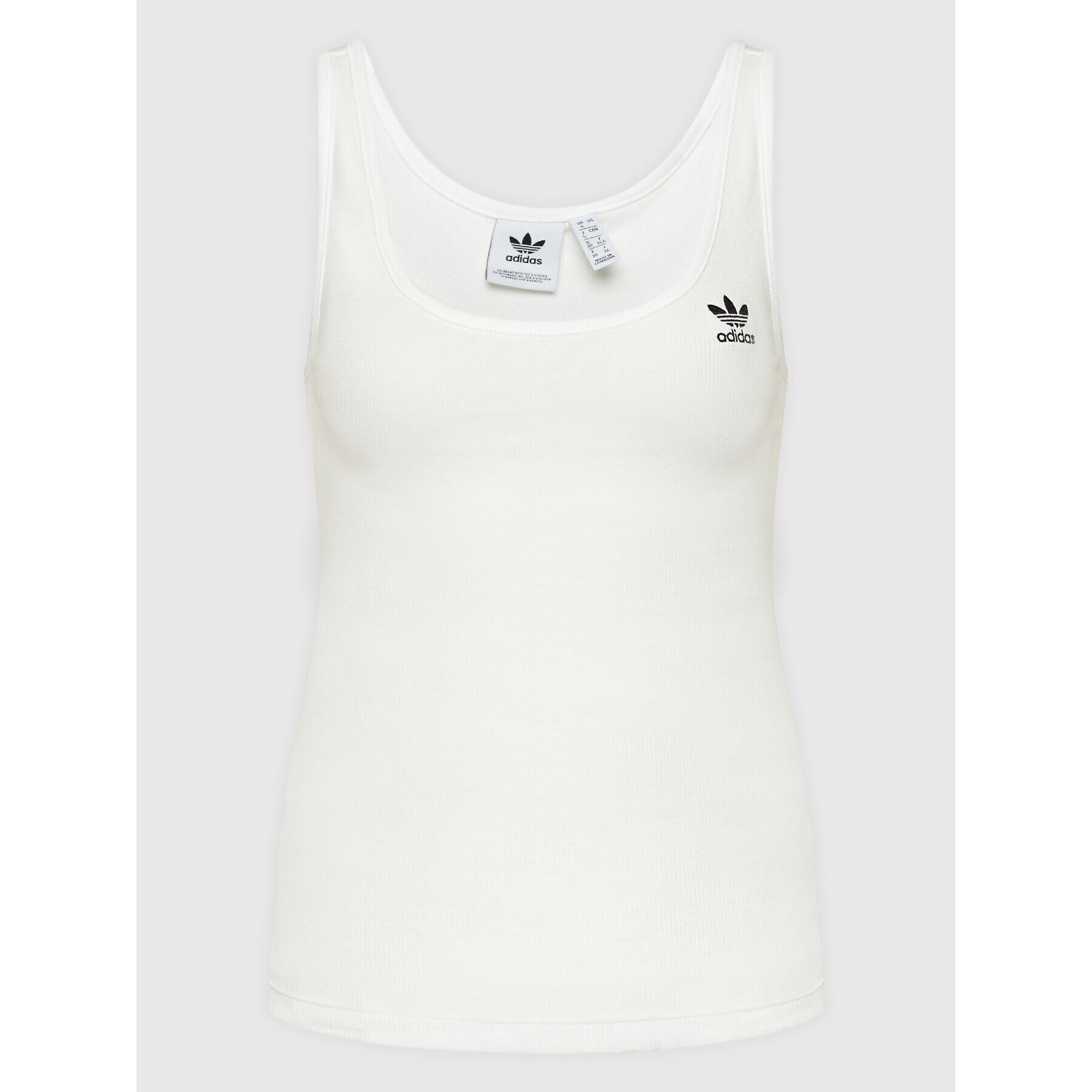 adidas Топ Tank FM2605 Бял Regular Fit - Pepit.bg