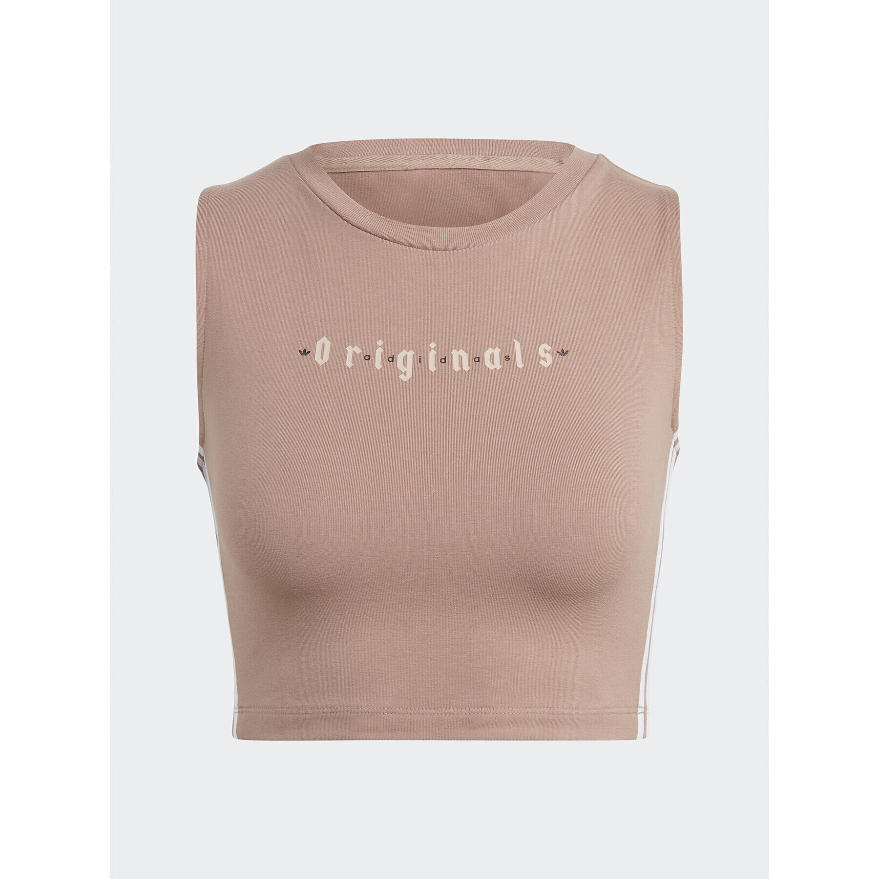 adidas топ Tank Top IQ3404 Кафяв - Pepit.bg