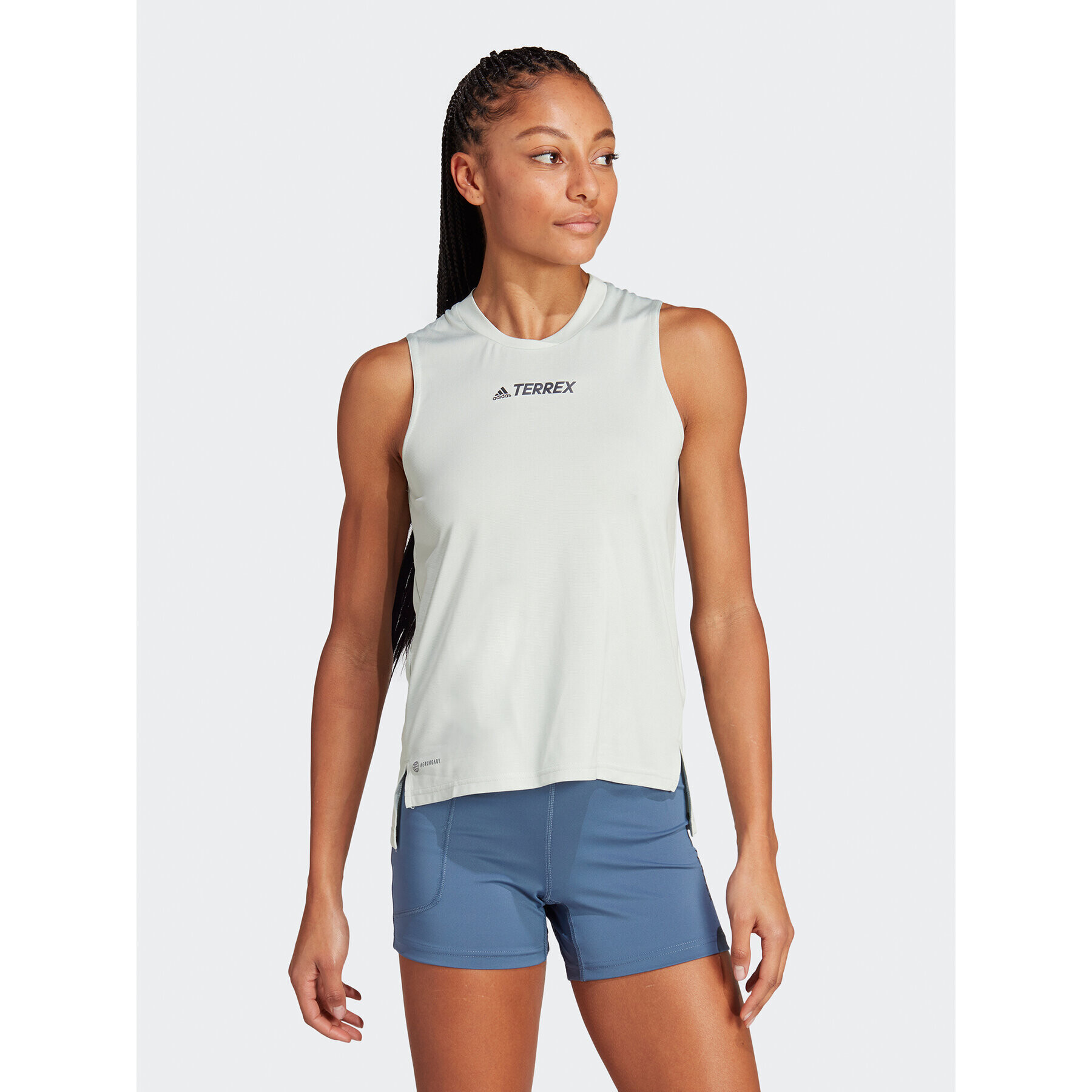 adidas топ Terrex Multi Tank Top HS9734 Зелен Regular Fit - Pepit.bg