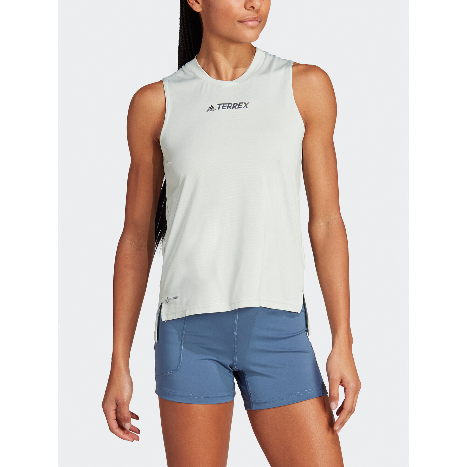 adidas топ Terrex Multi Tank Top HS9734 Зелен Regular Fit - Pepit.bg