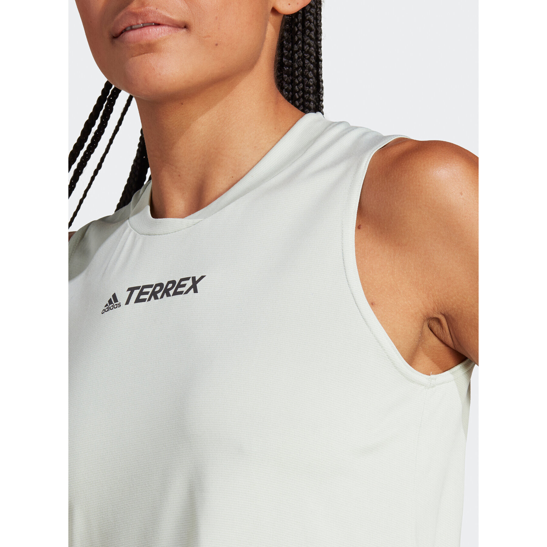 adidas топ Terrex Multi Tank Top HS9734 Зелен Regular Fit - Pepit.bg