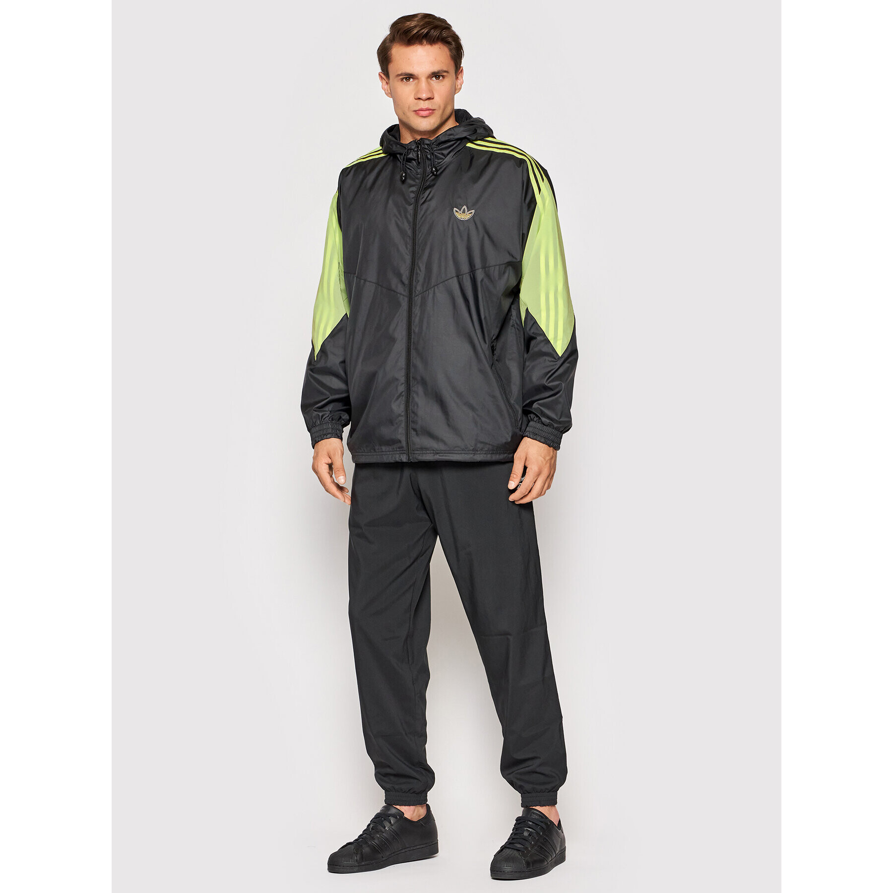 adidas Ветровка Sprt Lightning HE4710 Черен Regular Fit - Pepit.bg