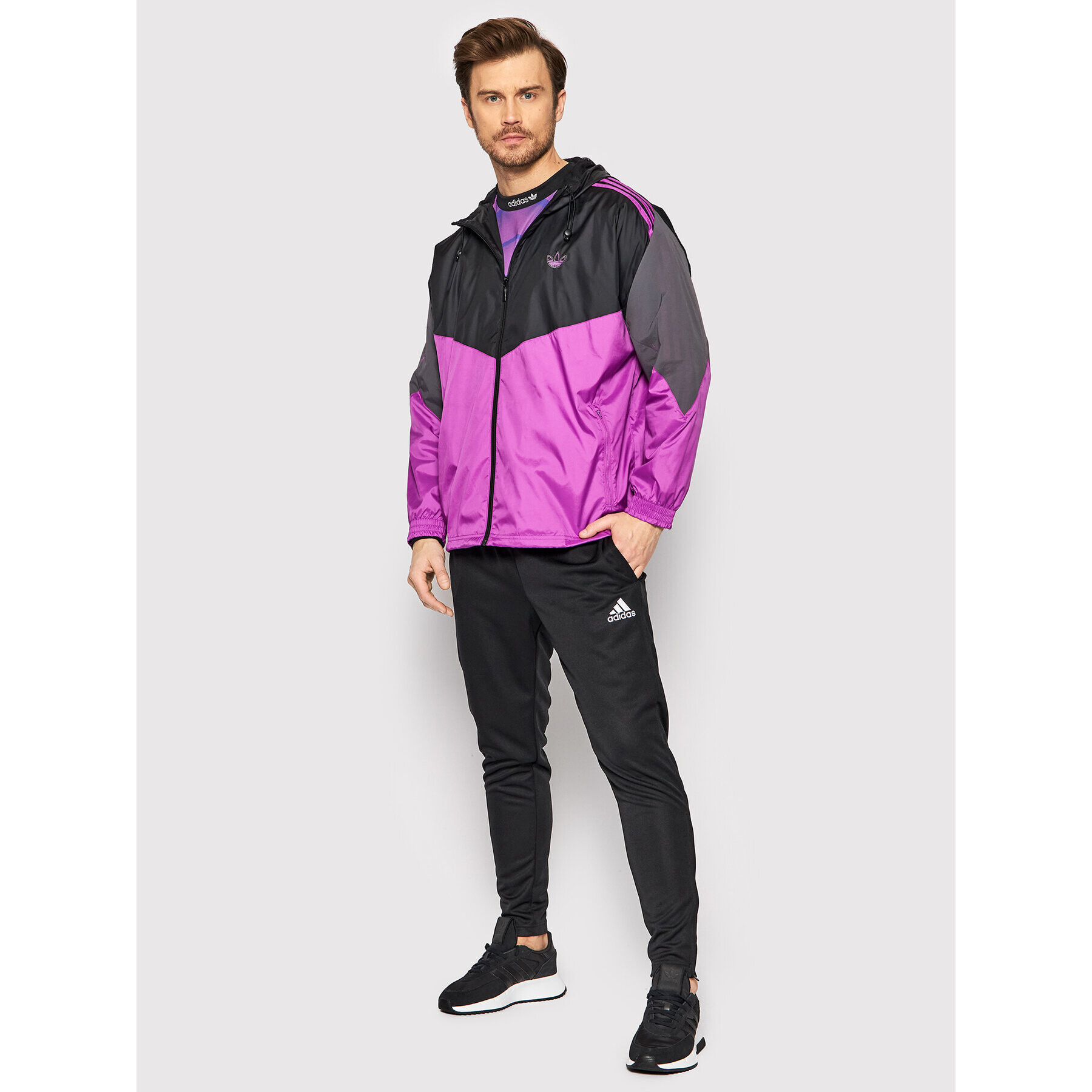 adidas Ветровка Sprt Lightning HE4711 Виолетов Regular Fit - Pepit.bg