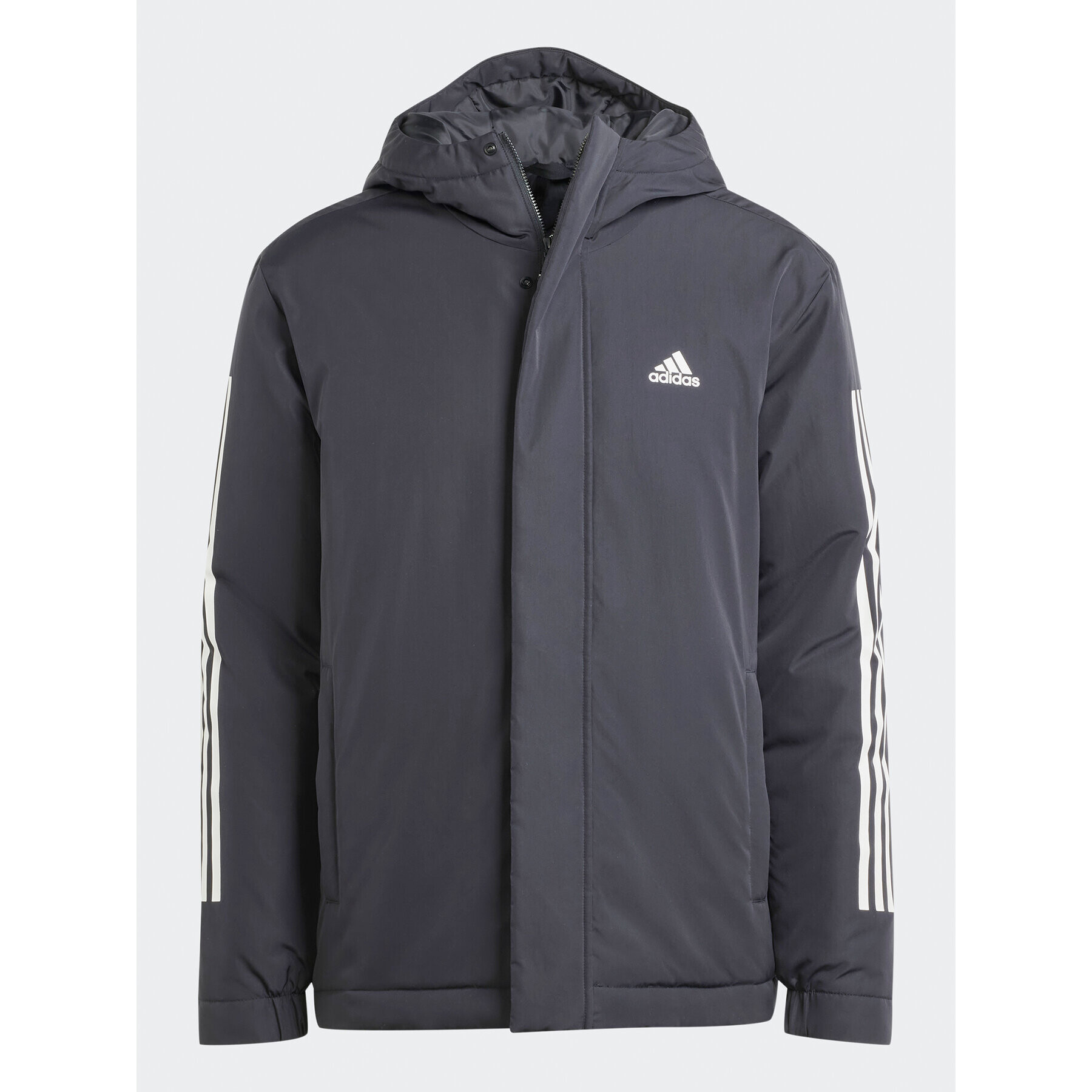 adidas Преходно яке 3-Stripes IP2537 Черен Regular Fit - Pepit.bg