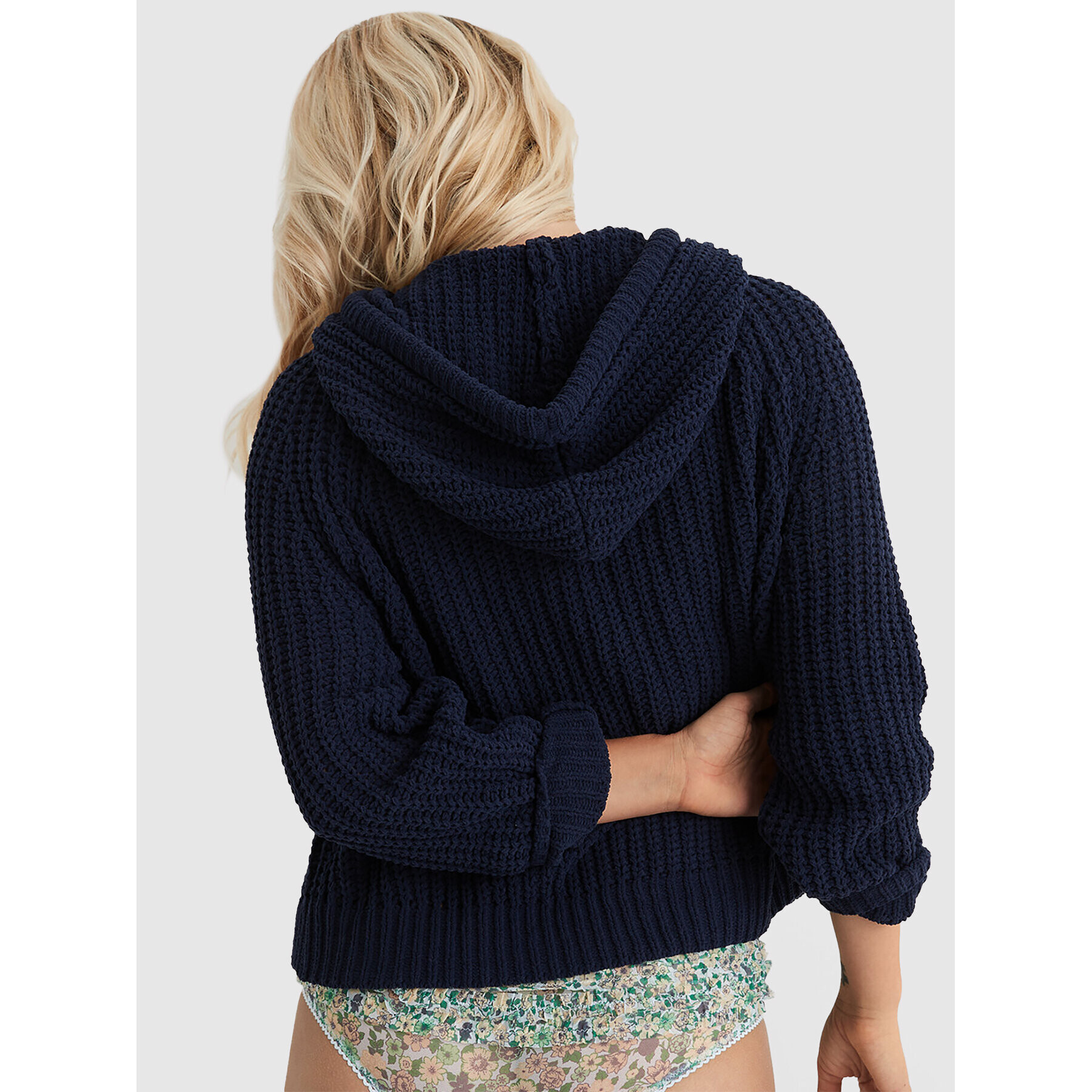 aerie Пуловер 065-0745-2239 Тъмносин Regular Fit - Pepit.bg