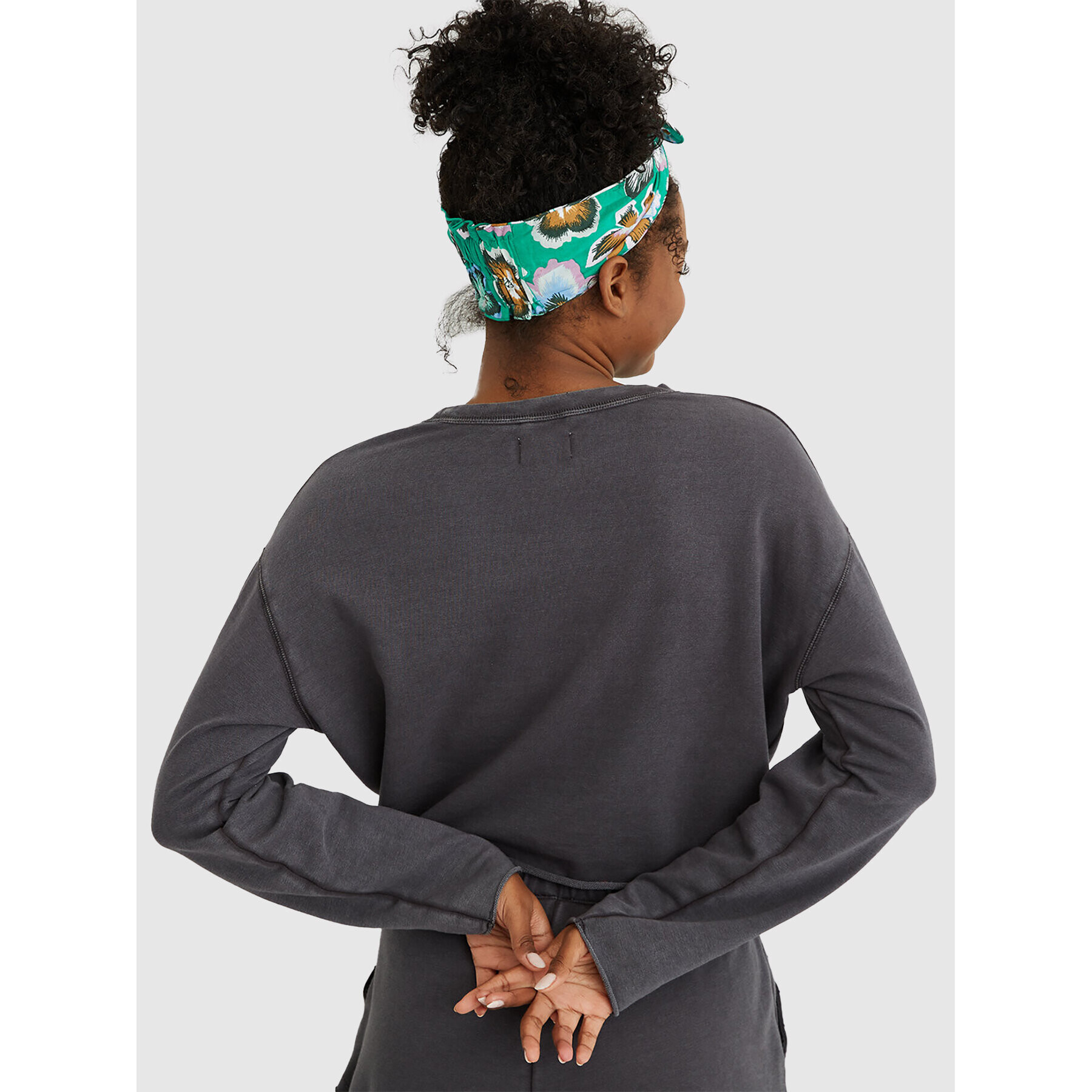 aerie Суитшърт 065-0743-1011 Сив Regular Fit - Pepit.bg
