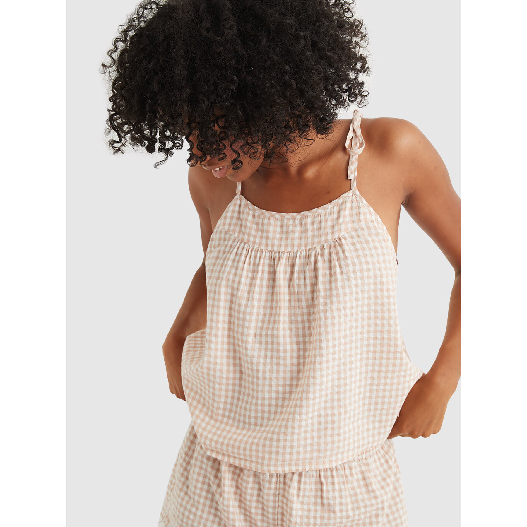 aerie топ 066-2782-1017 Бежов Regular Fit - Pepit.bg