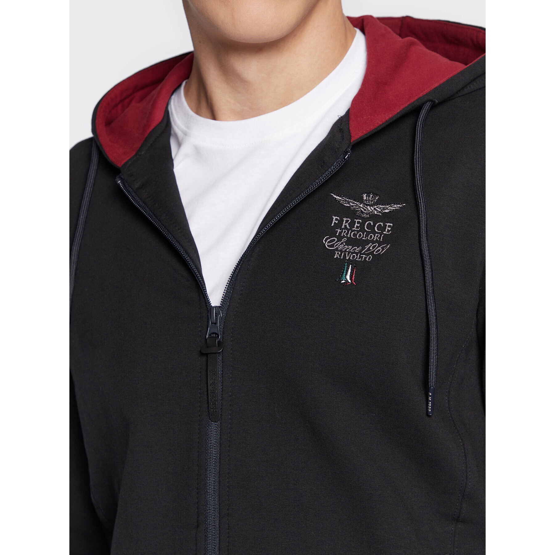 Aeronautica Militare Анцуг 222TF022F439 Черен Regular Fit - Pepit.bg