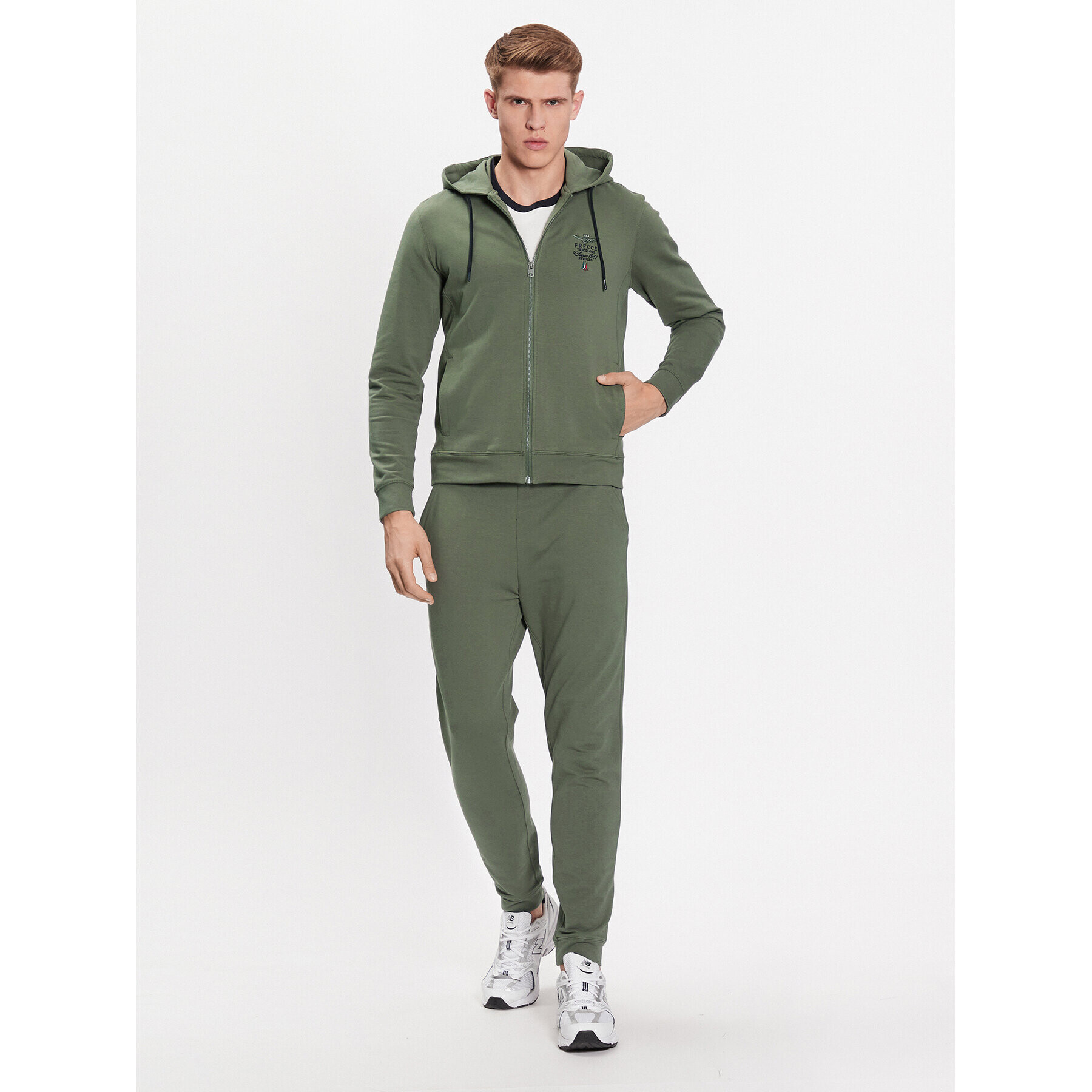 Aeronautica Militare Анцуг 231TF022F459 Каки Regular Fit - Pepit.bg